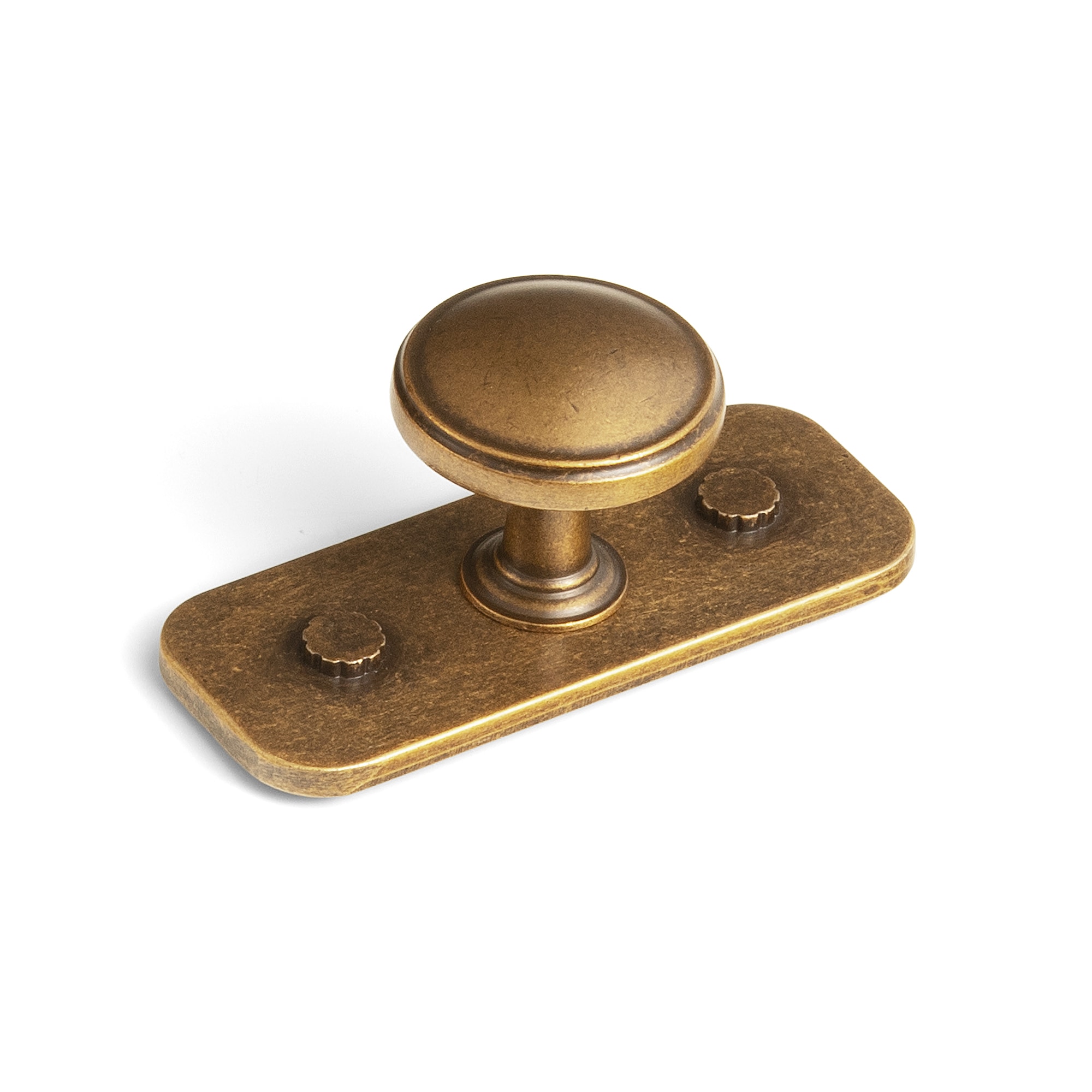 Miaokesen 1-1/10-in Antique Brass Novelty Classic Cabinet Knob 6 -Pack