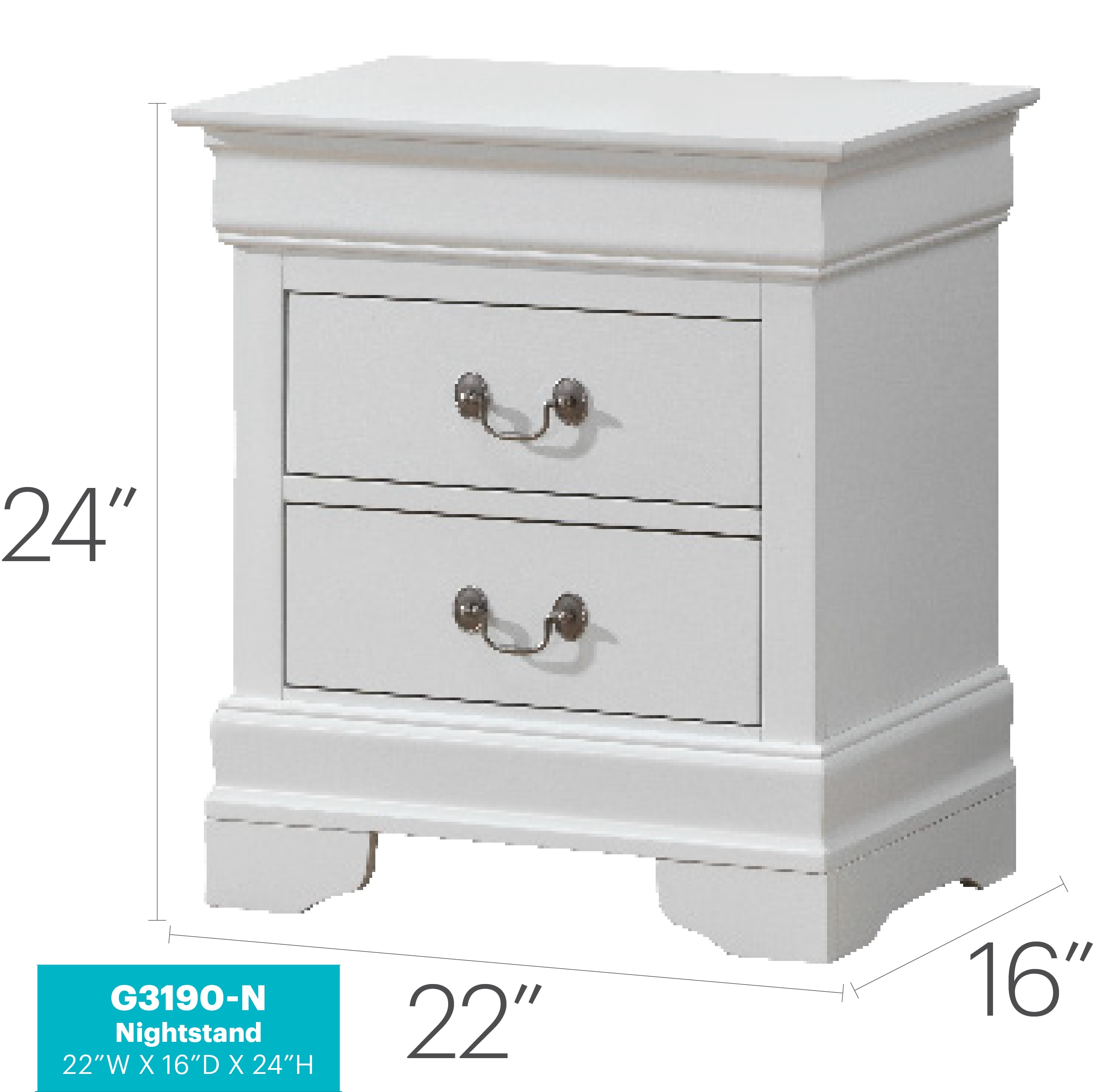 GLANZEND 65147TO4Z nightstands - View #7