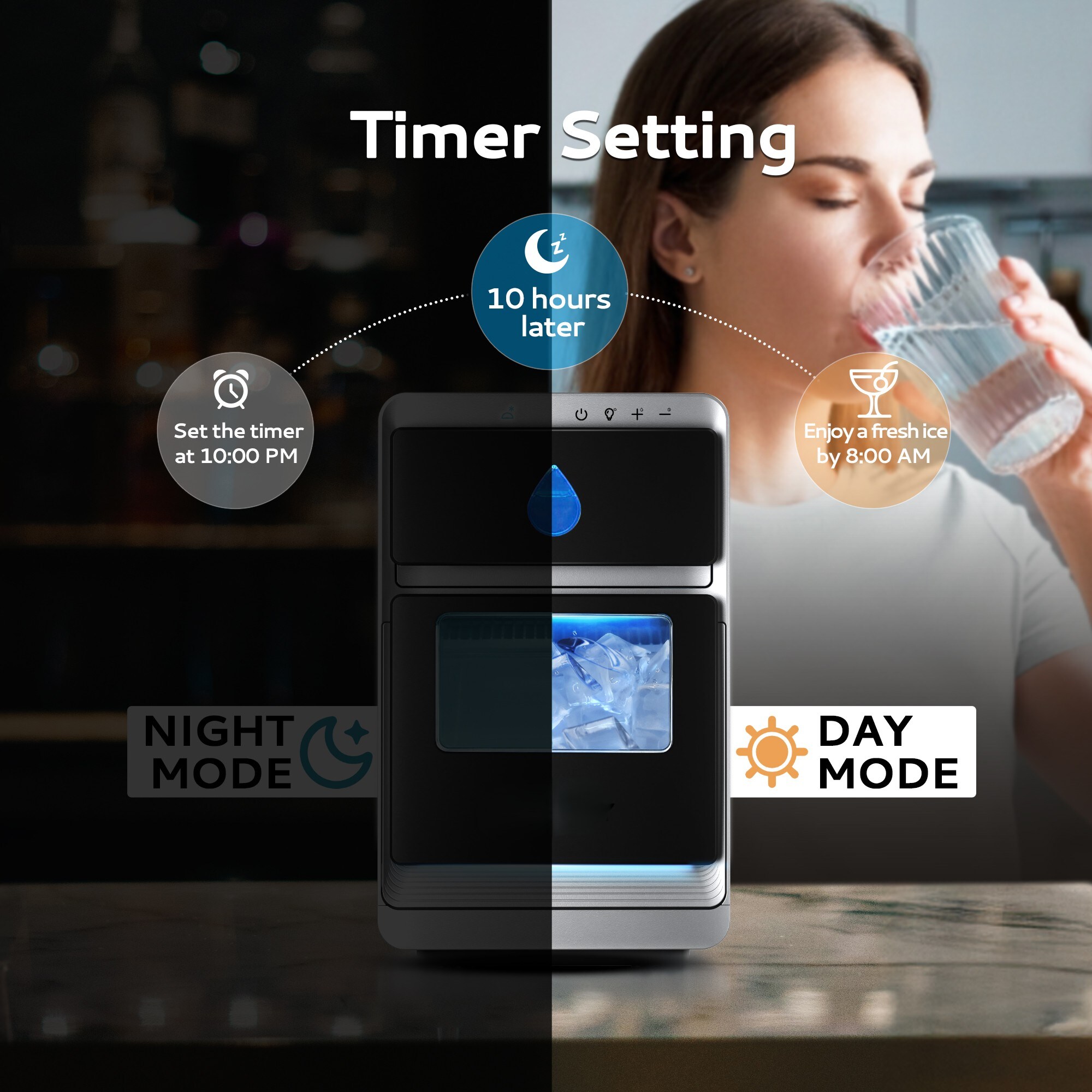 SIMZLIFE IM022-LBS-S-LS-SC Ice-Makers - View #6