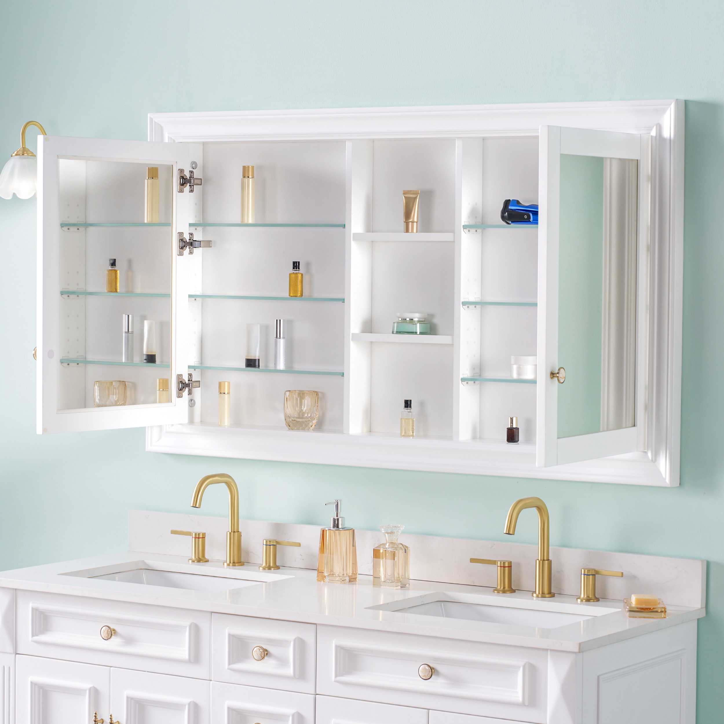 WELLFOR BCB2024GMG -LS Bathroom-Medicine-Cabinets - View #9