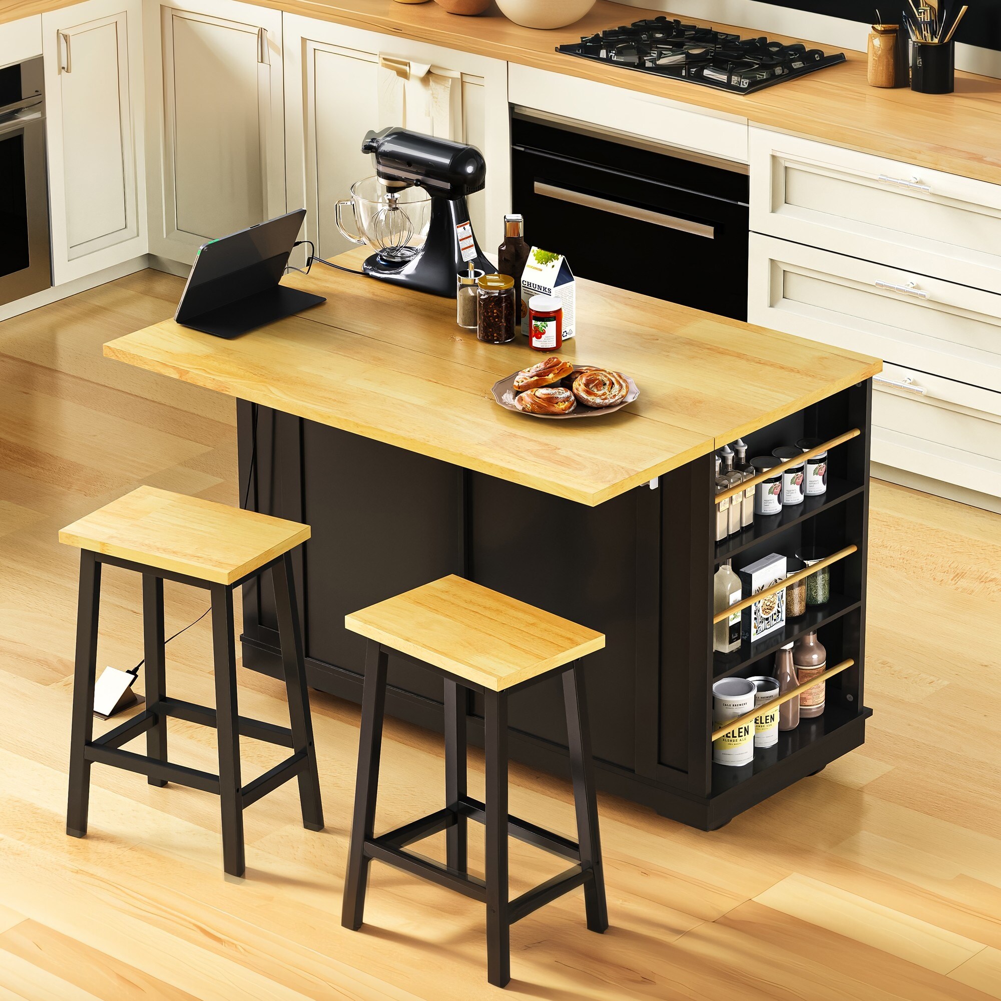 HyperDrop Cart W-N707S003015B Kitchen-Furniture - View #3