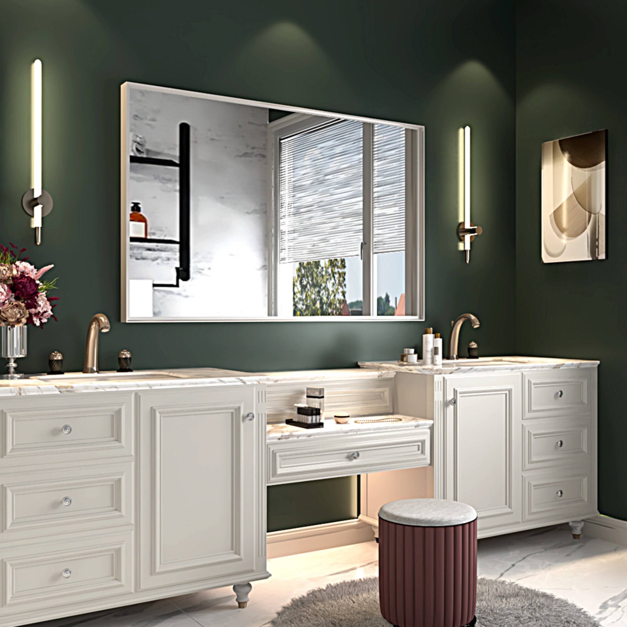 ToolCat SF1-40-YT Framed-Bath-Mirrors - View #14