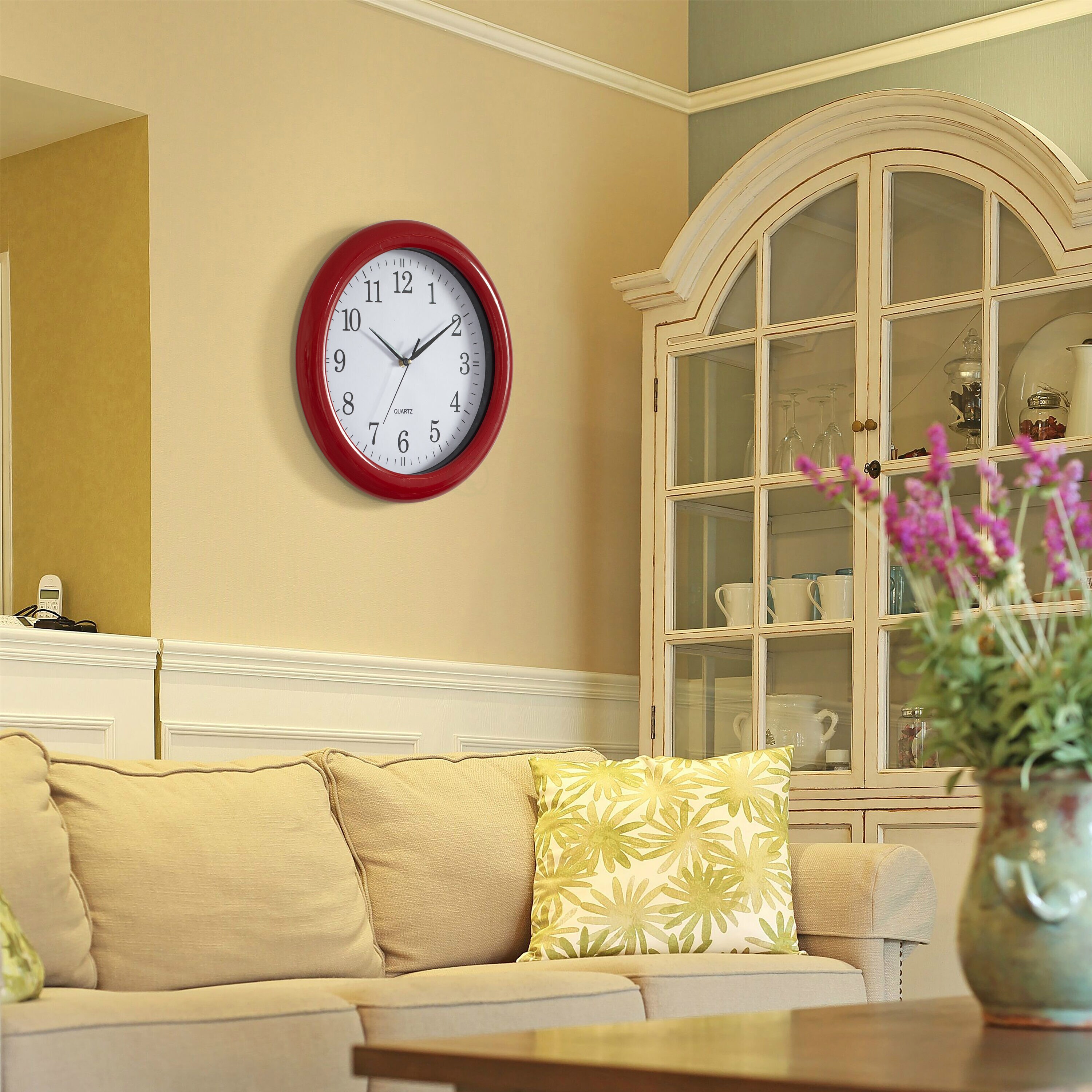 Clockswise QI004510.RD.2 Indoor-Outdoor-Clocks - View #3