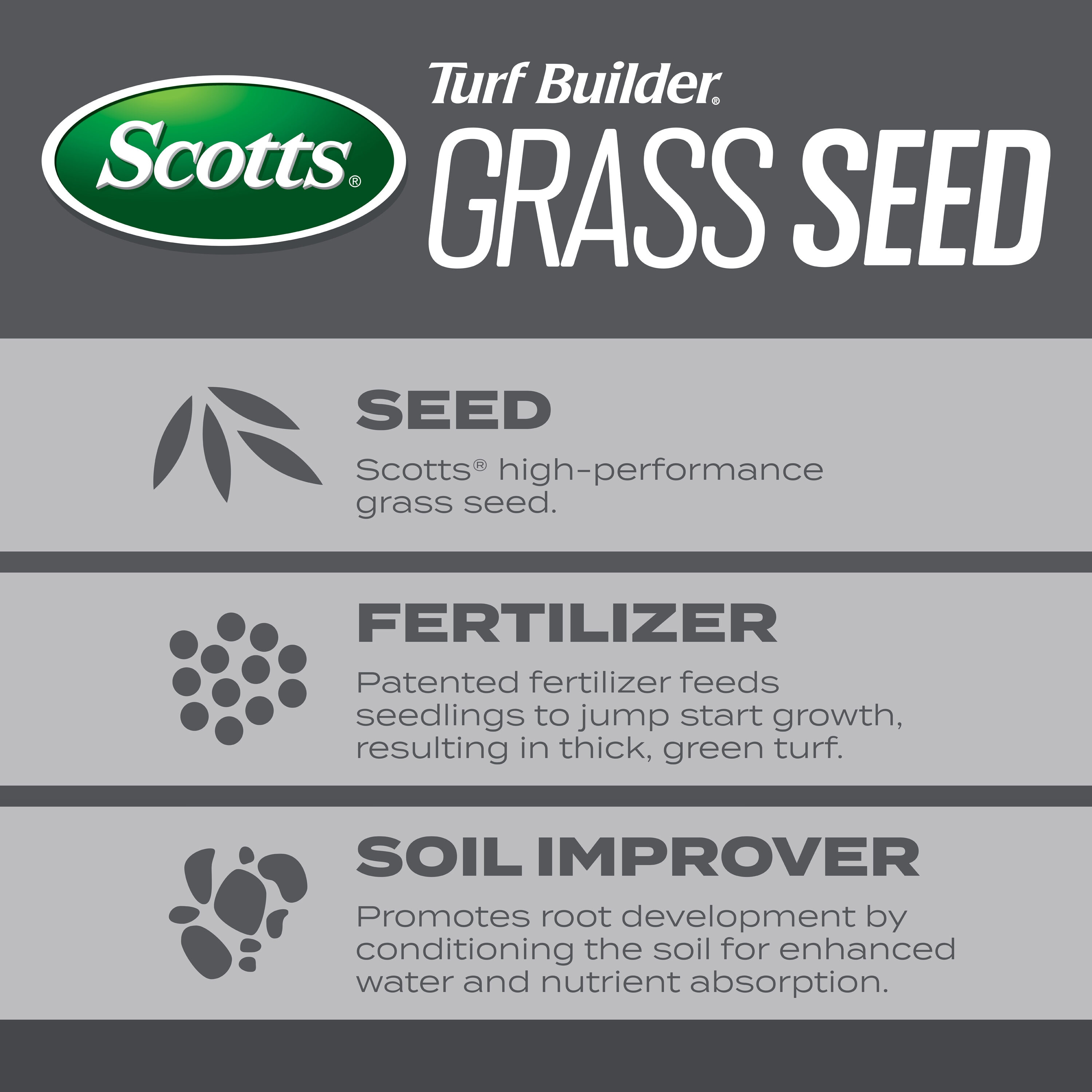 Scotts Turf Builder Northeast Mix 2.4-lb Mixture/Blend Grass Seed in ...