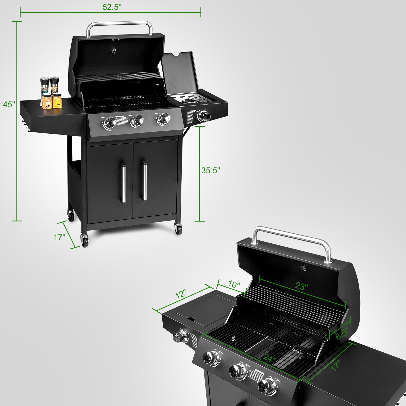 Winado LO1G57000761 Gas-Grill - View #6