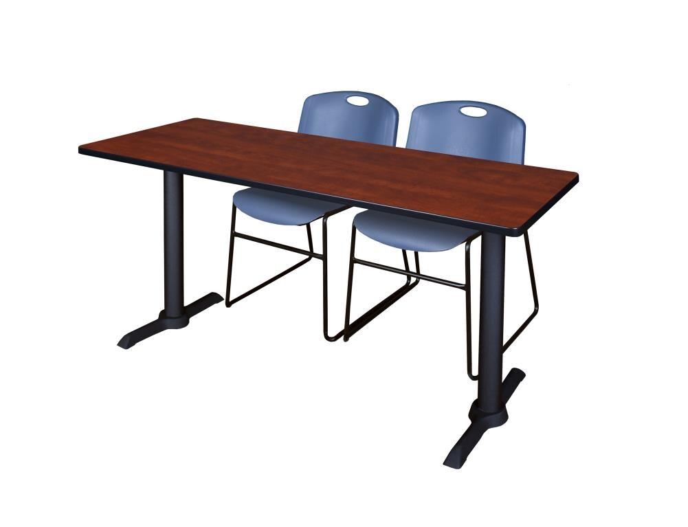 Regency MTRCT6024CH44BE Training Red 4-Person Training Table (60-in W x 29-in H)