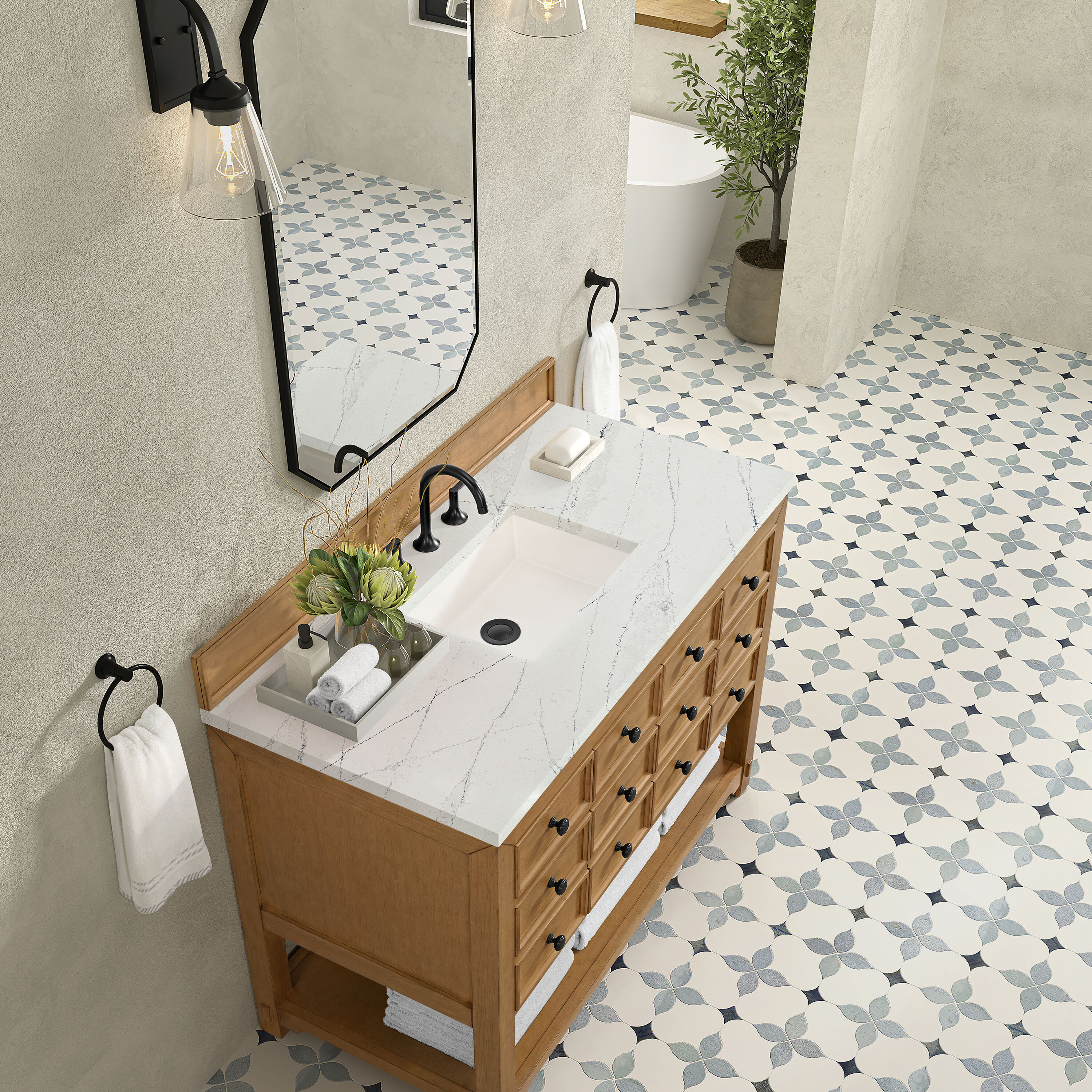 James Martin Vanities 505-V48-AMB-3ENC Bath-Vanity-Combo - View #5