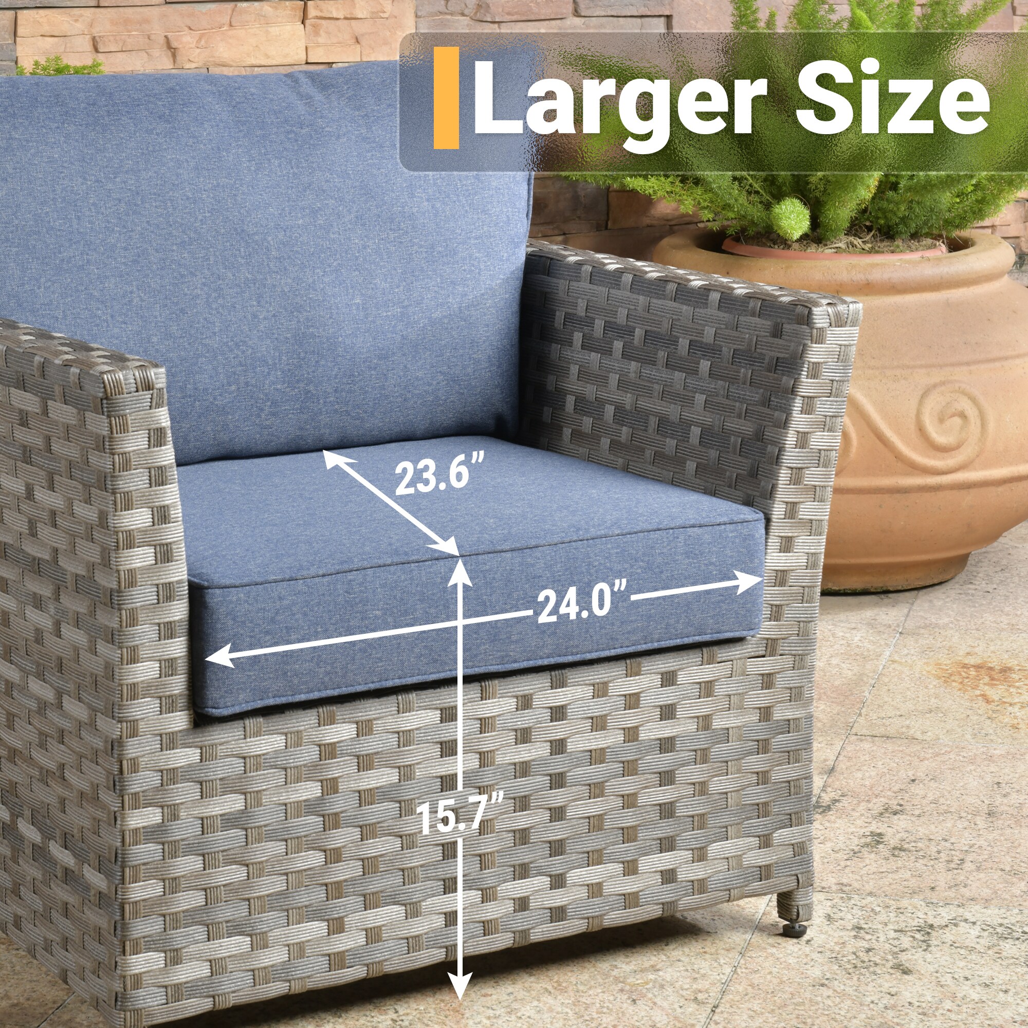 weaxty HMBCFPYZBRS3015 Patio-Conversation-Sets - View #3