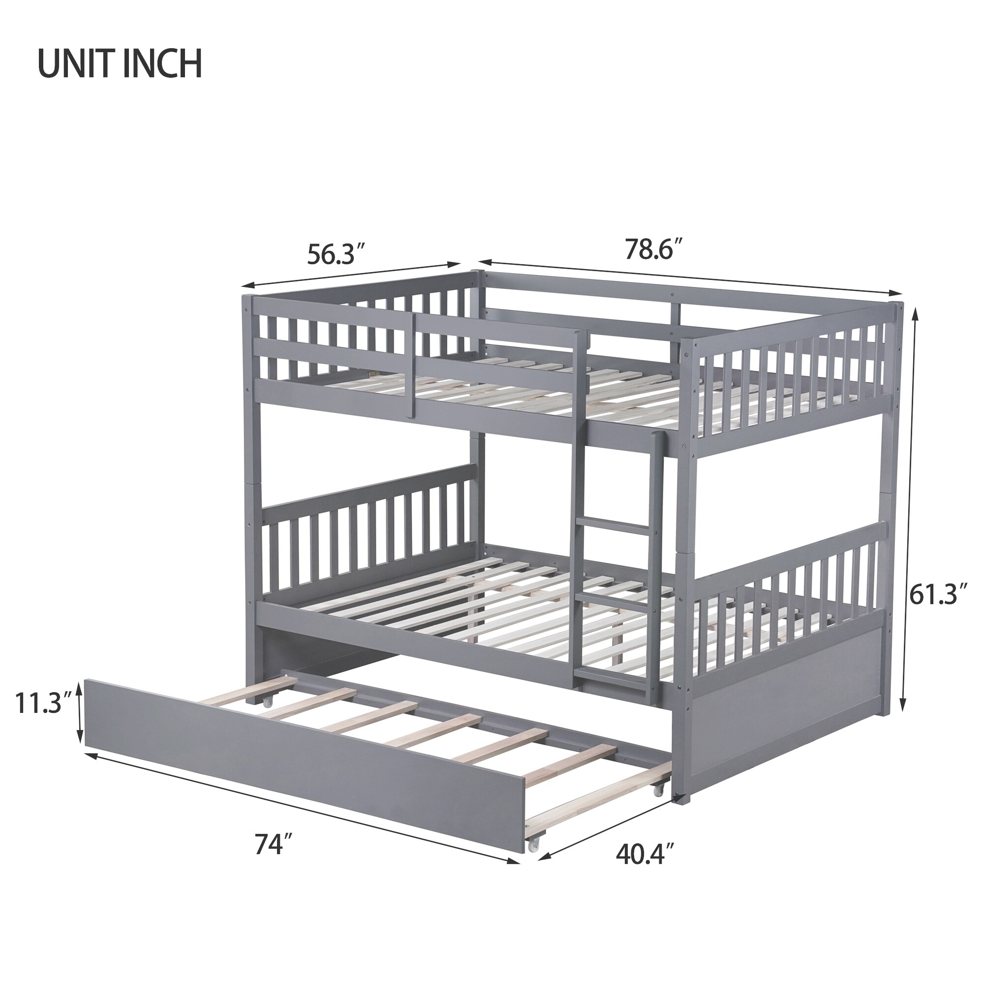 SINOFURN SYD330019BK Bunk-Beds - View #7
