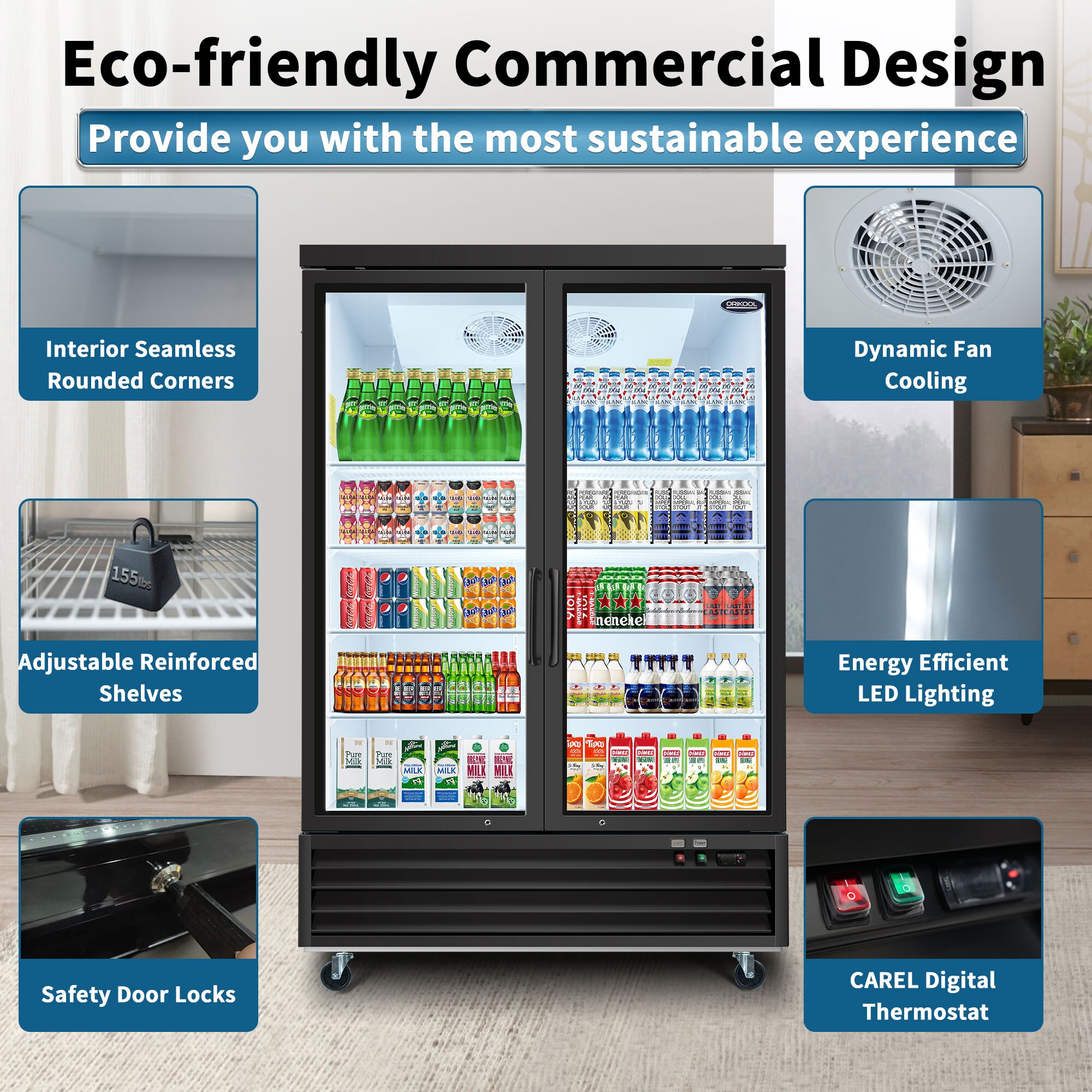 Xspracer ML-CR007 Commercial-Refrigerators - View #3