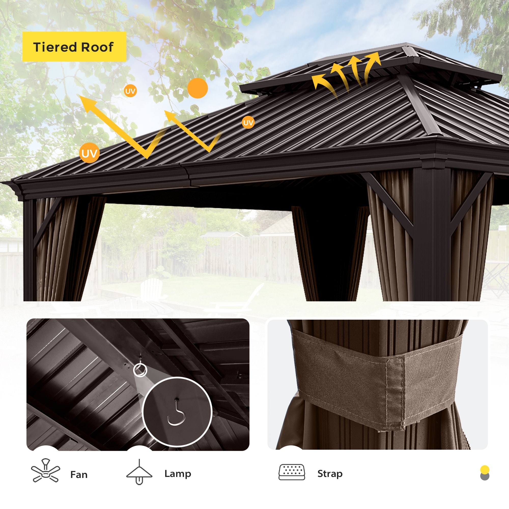  CP-ZPTPS-Z-WL2 Wood-Resin-Gazebos - View #5