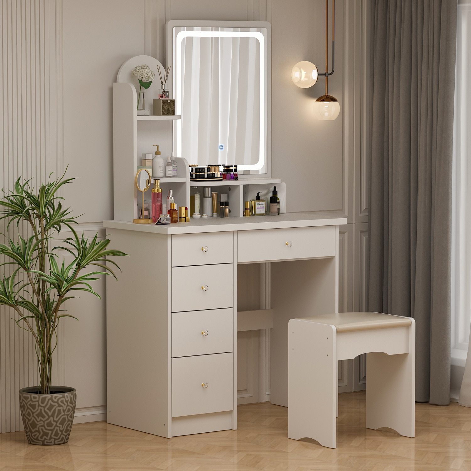 FUFU&GAGA LJY-JX0106-03 Bedroom-Vanities - View #3