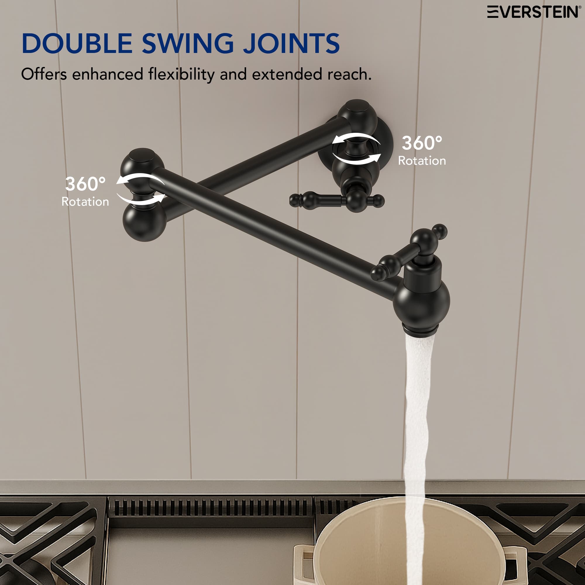 EVERSTEIN SFS-1128-BK Kitchen-Faucets - View #4
