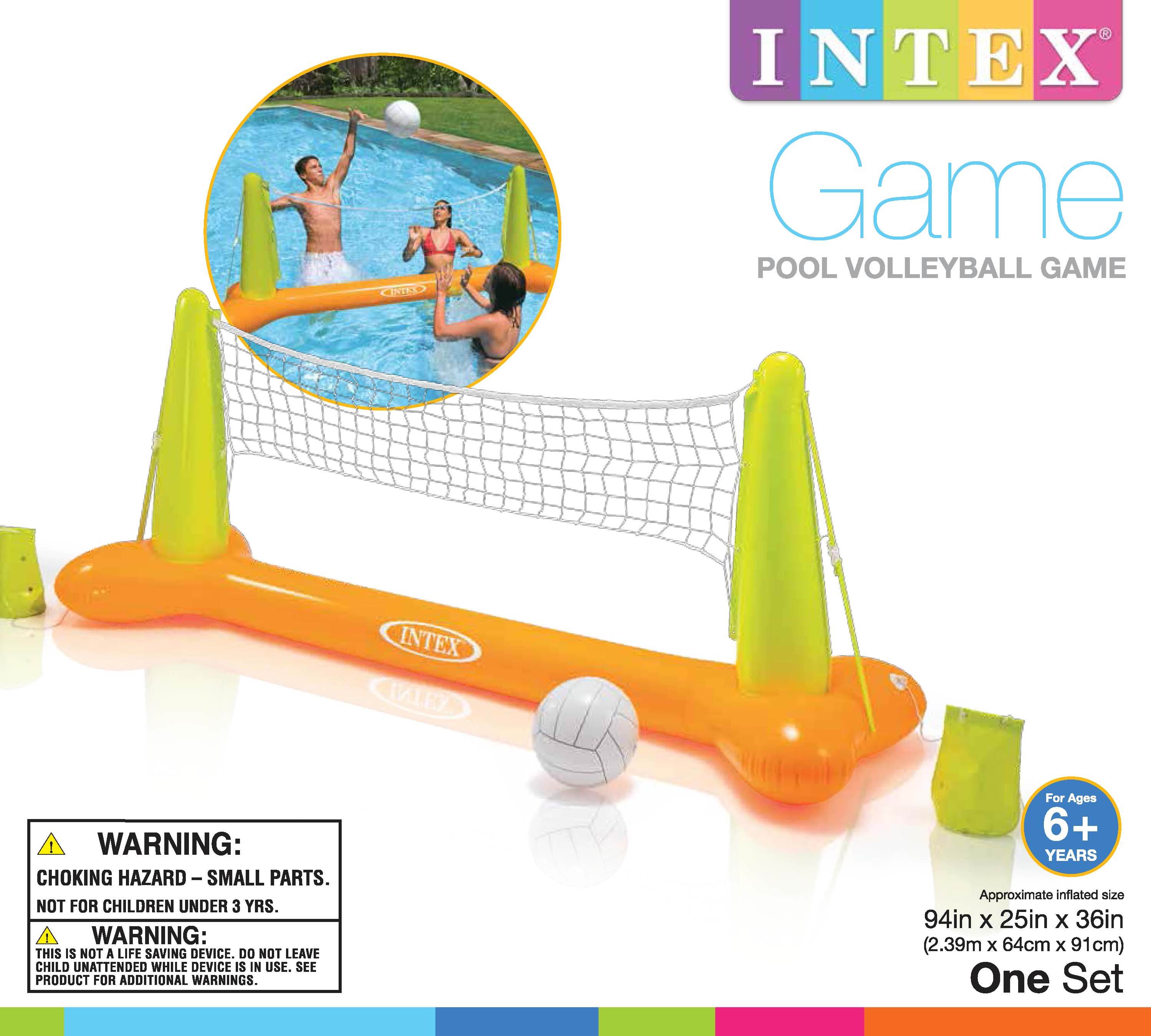 Intex White Swimming Pool Volleyball/Basketball Set at Lowes.com