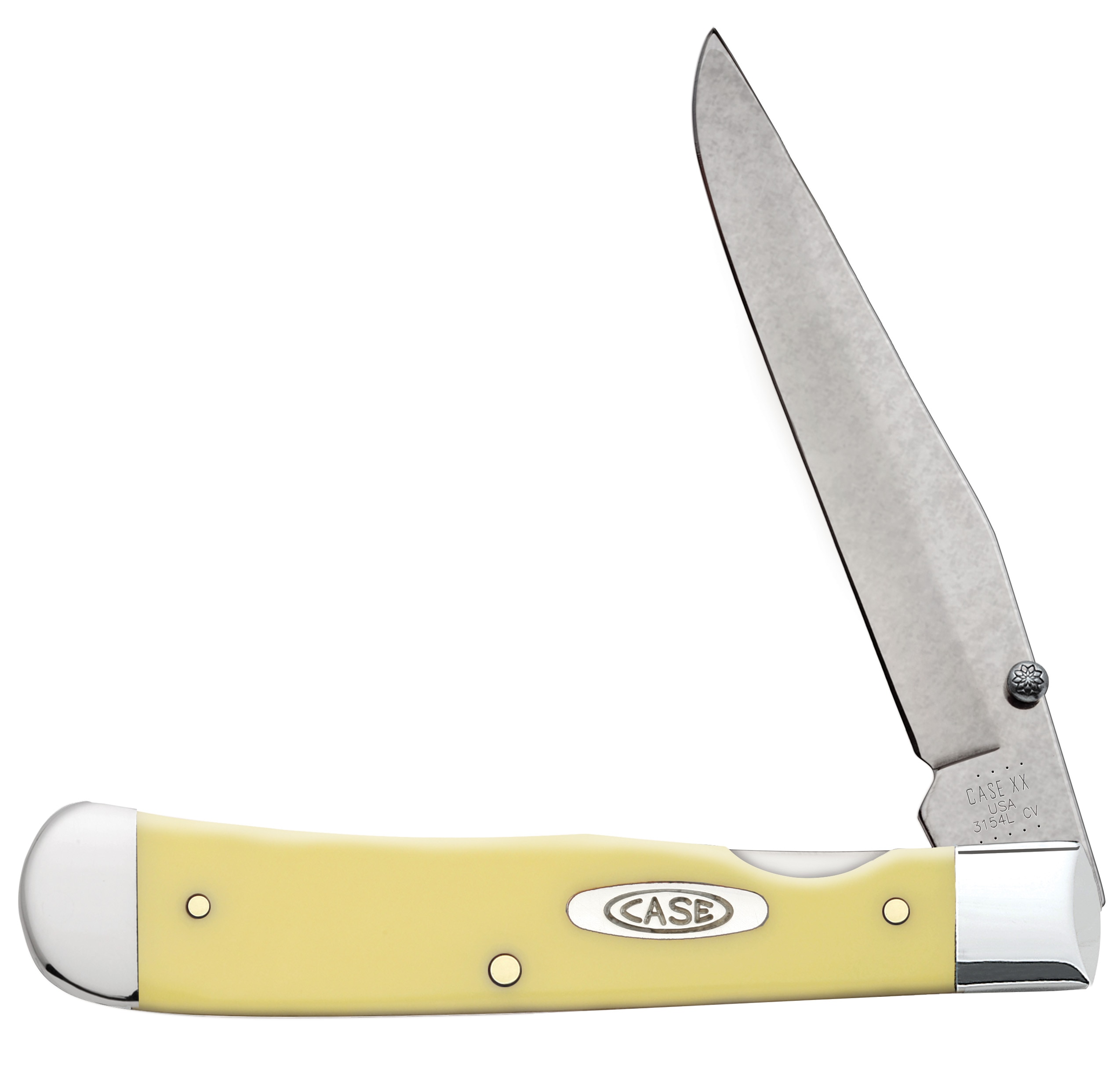 Case Cutlery 3.25-in Carbon Steel Clip Pocket Knife in the Pocket ...