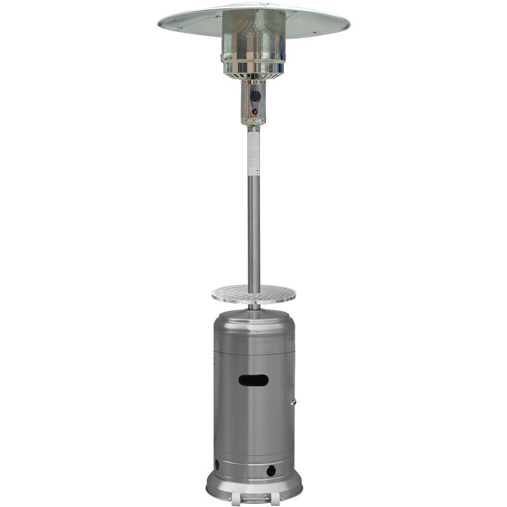 Pin by All Occasion Party Rentals on Glass Tube Propane Patio Heater in  Stainless Steel