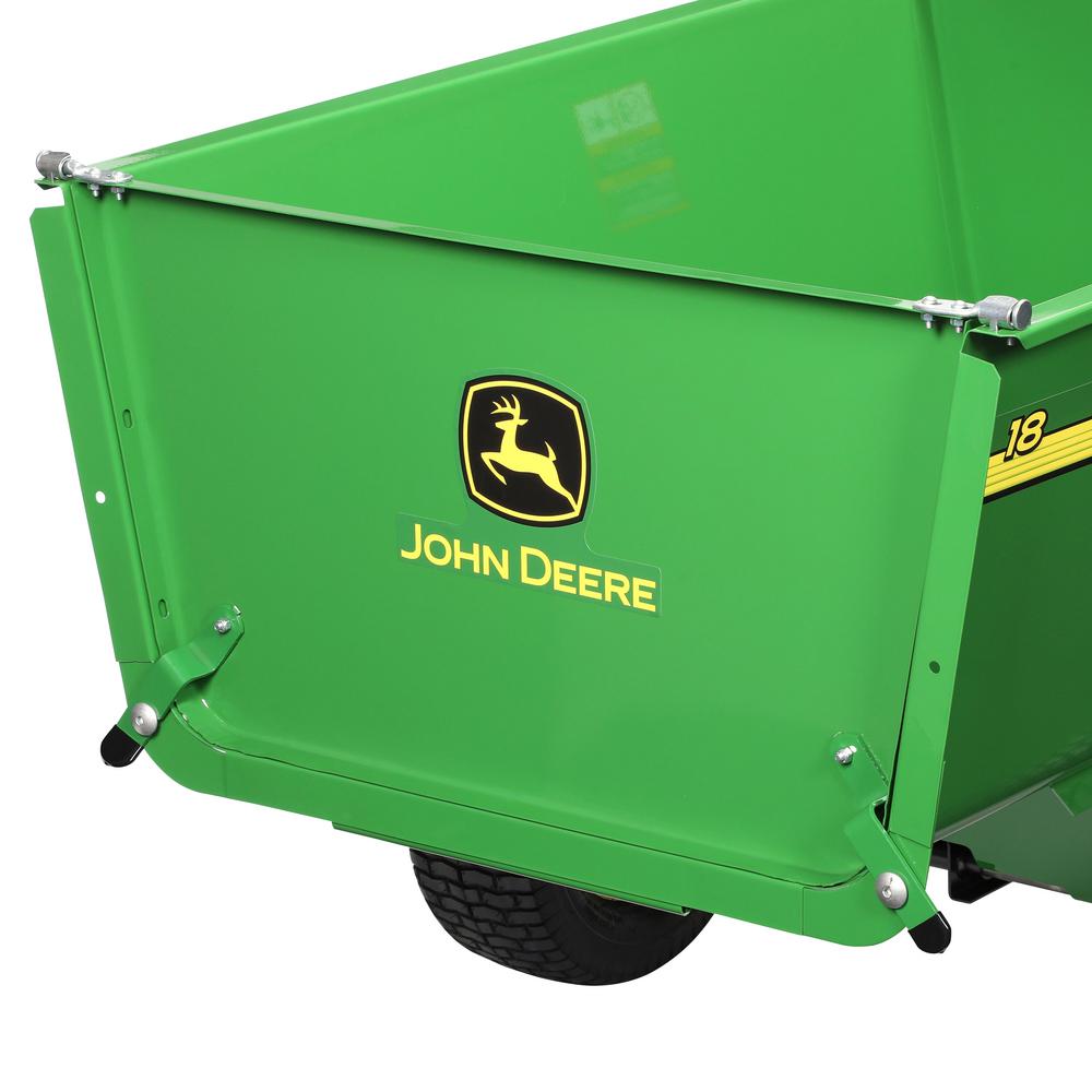 John Deere 18-cu ft Steel Yard Cart in the Yard Carts department at ...