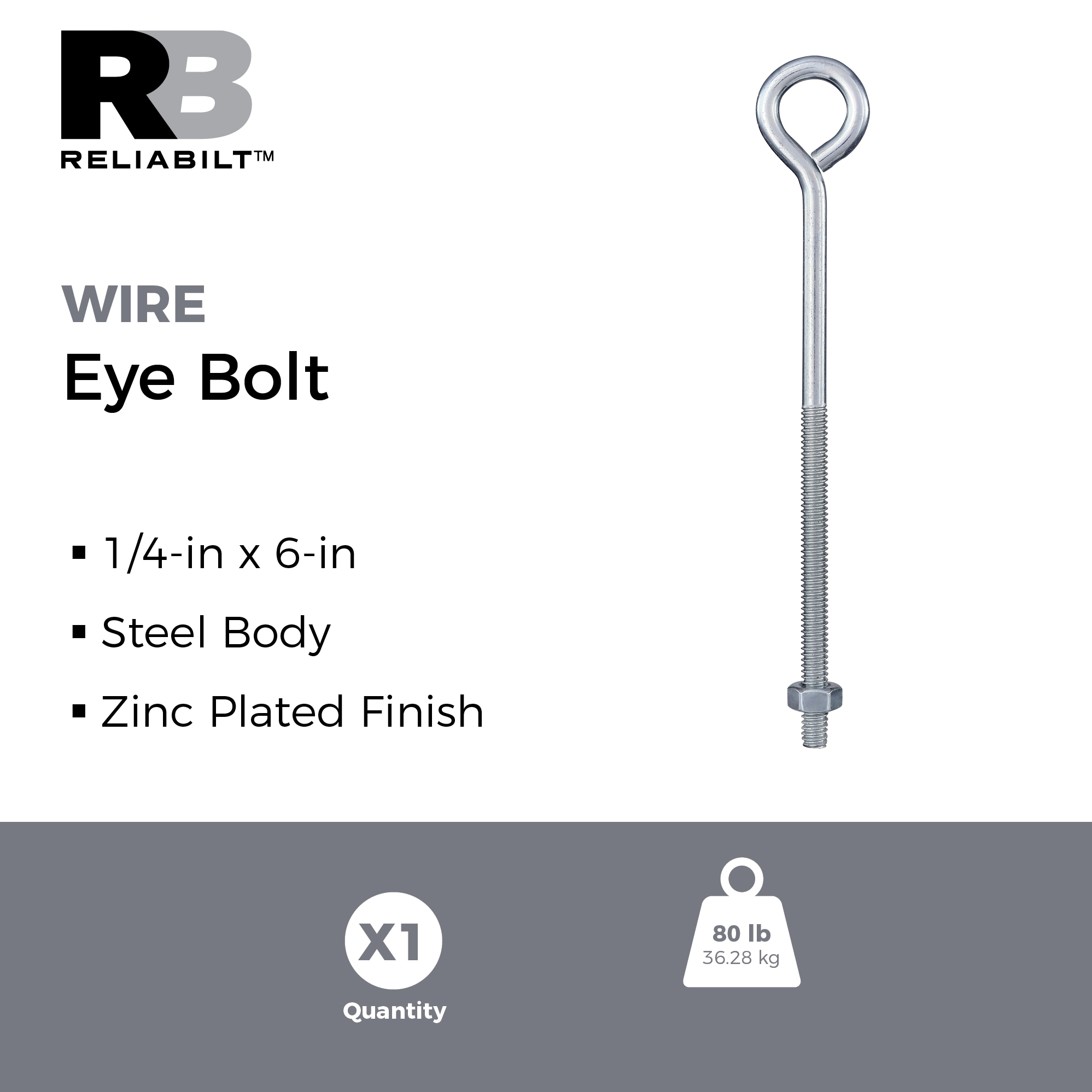 RELIABILT N101-406 U-Bolts - View #2