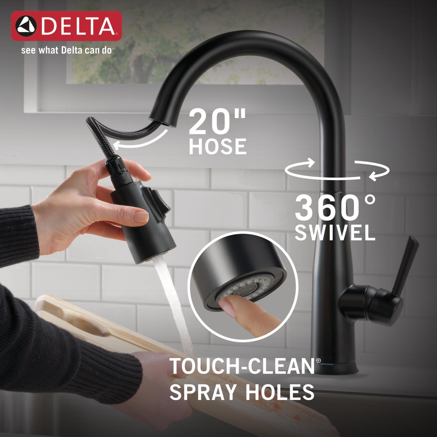 Delta 9113T-BL-DST Kitchen-Faucets - View #8