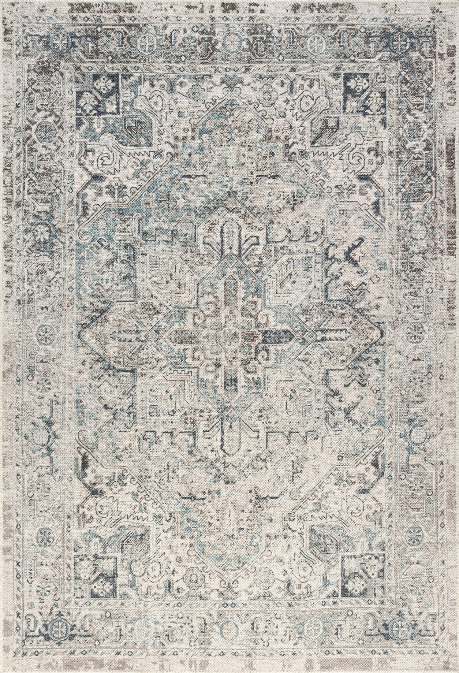 Tayse AQY1106 5X8 rugs - View #5