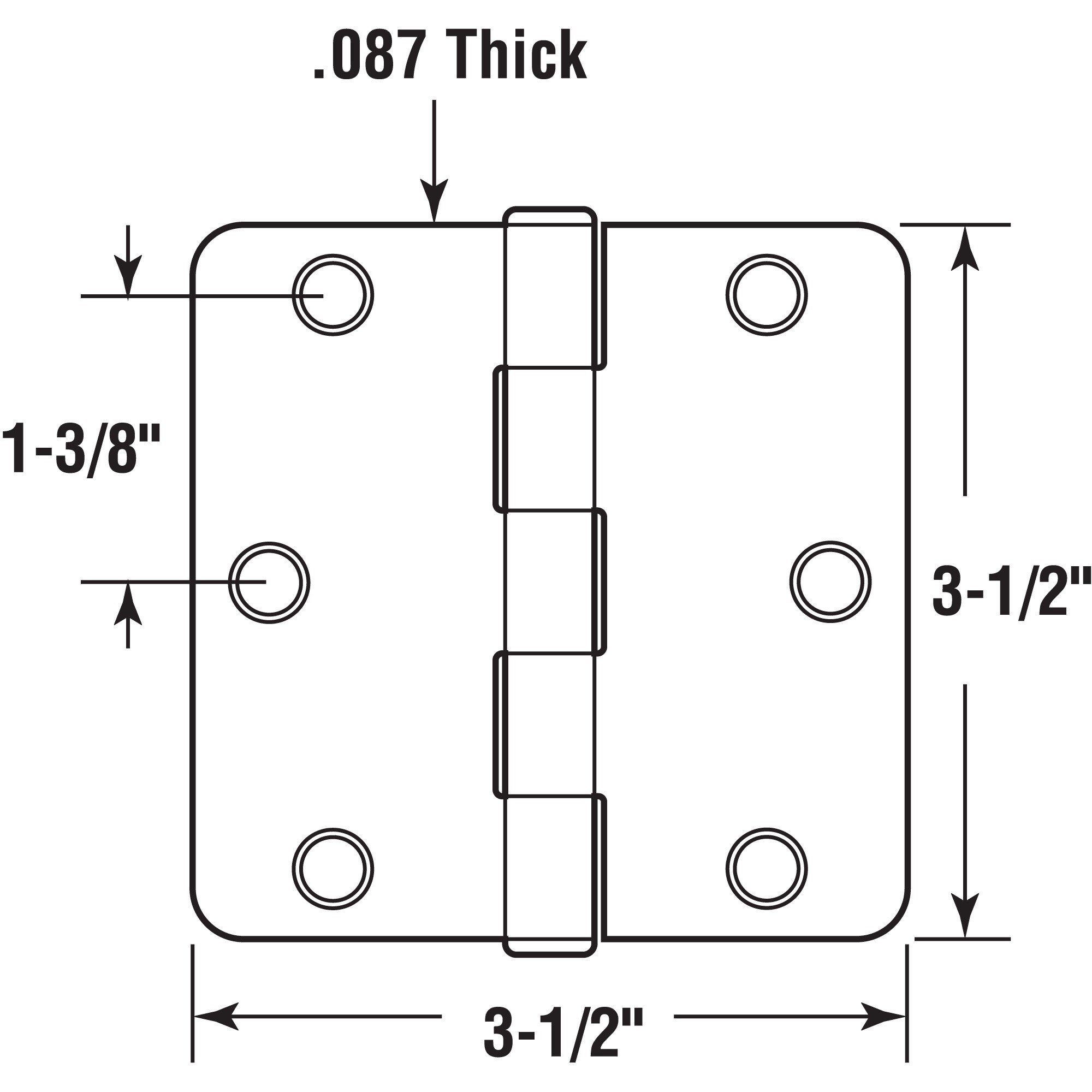Prime-Line U 11508212 Entry-Door-Hinges - View #4