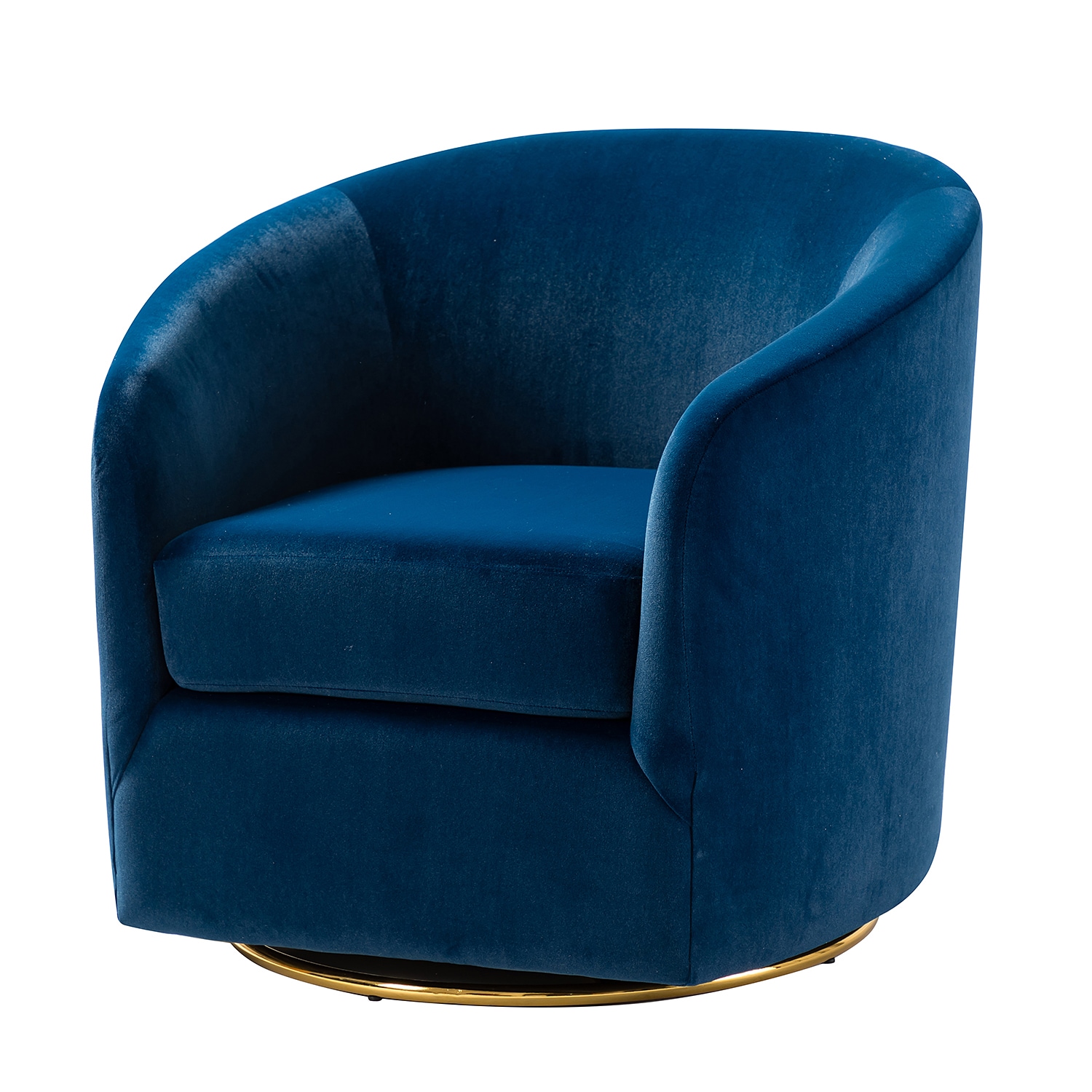 Navy blue swivel online accent chair