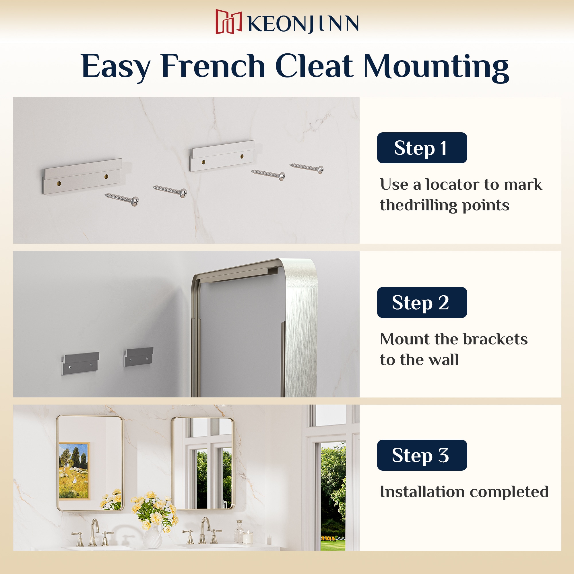 Keonjinn LW-JSKYJ2-5076NI Decor-Mirrors - View #9