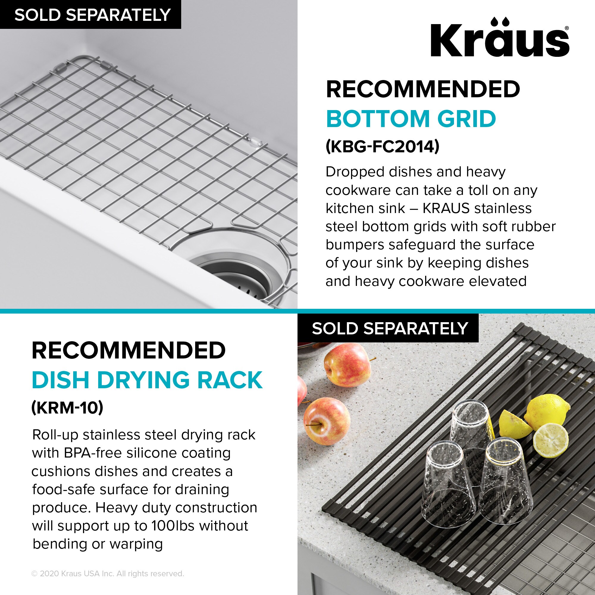 Kraus KFD1-24GWH Kitchen-Sinks - View #13