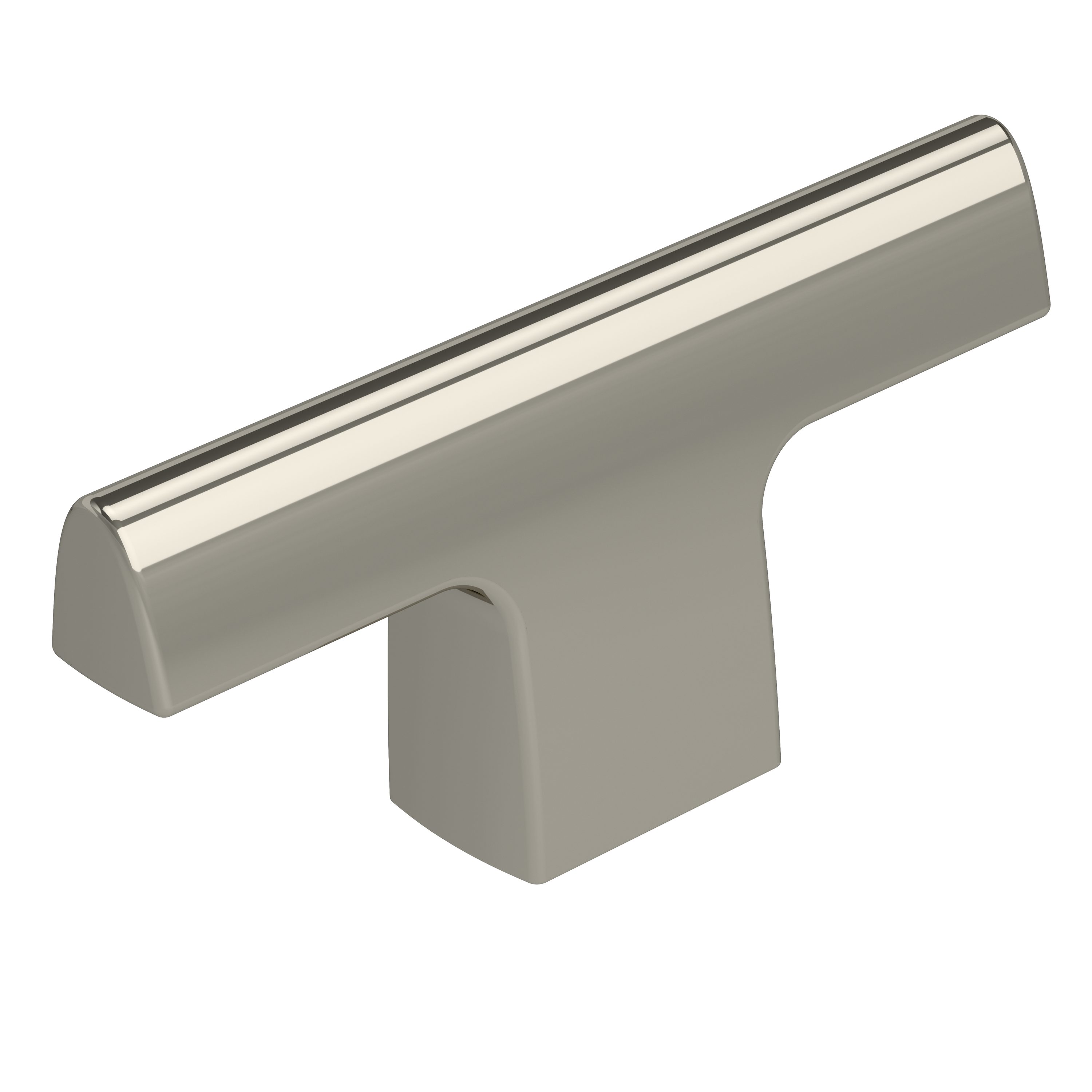 Amerock BP55361PN Riva 2-1/2-in Polished Nickel Bar Contemporary Cabinet Knob