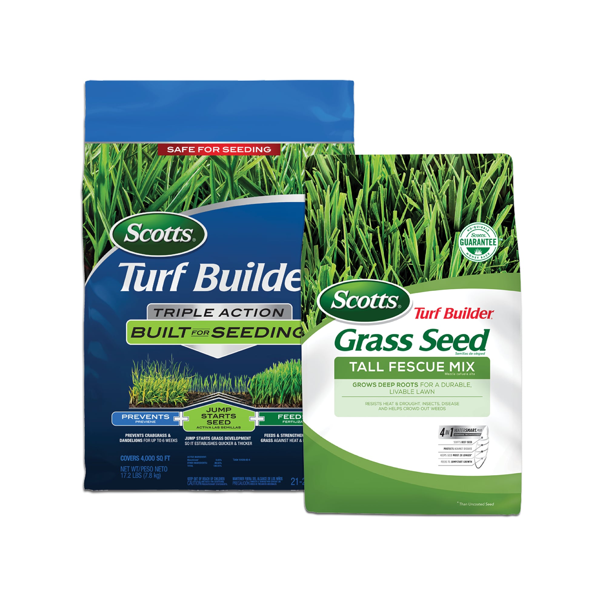 Scotts Tall Fescue Bundle For Large Lawns 20-lb Tall Fescue Grass Seed ...