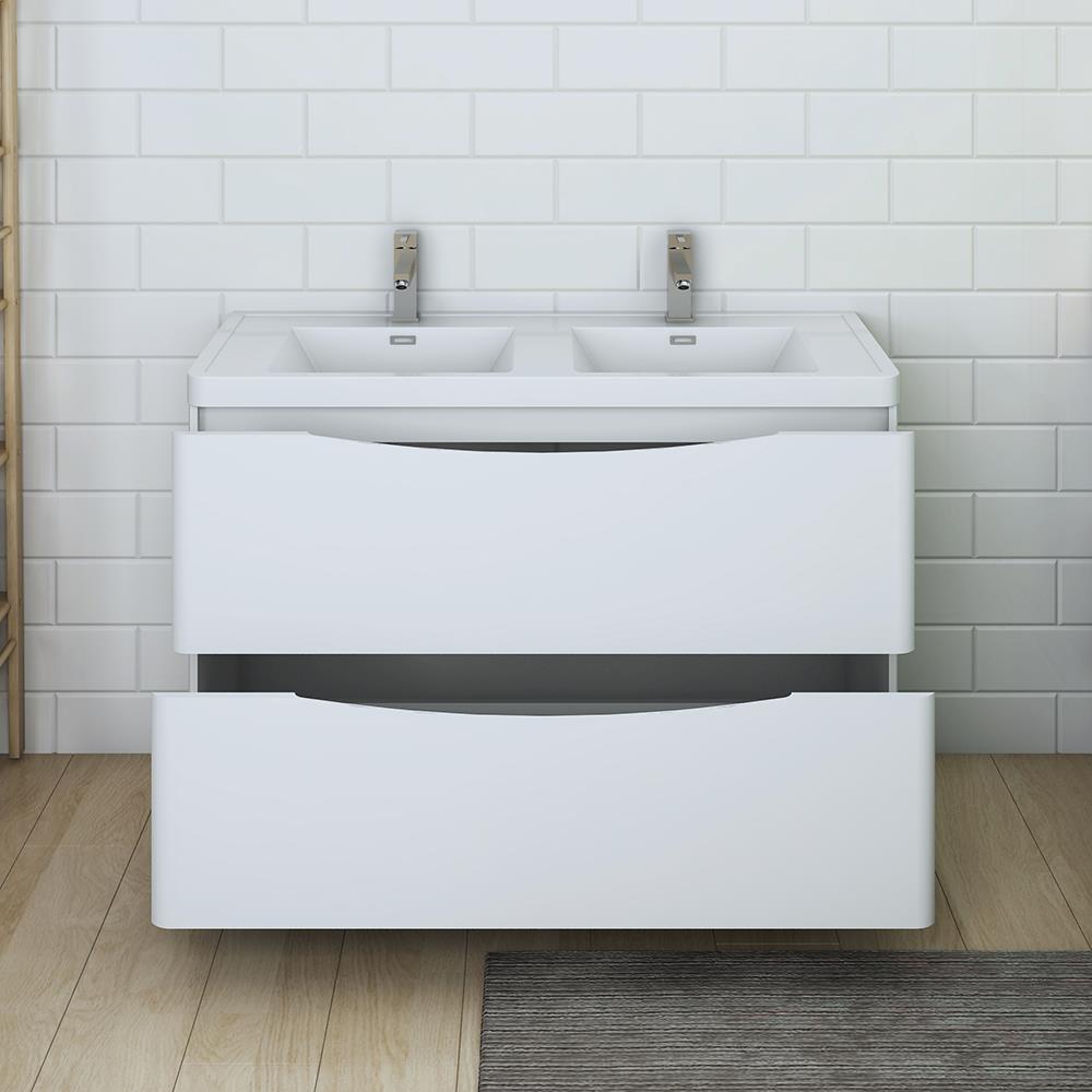 Fresca FCB9148WH-D-I Bath-Vanity-Combo - View #4