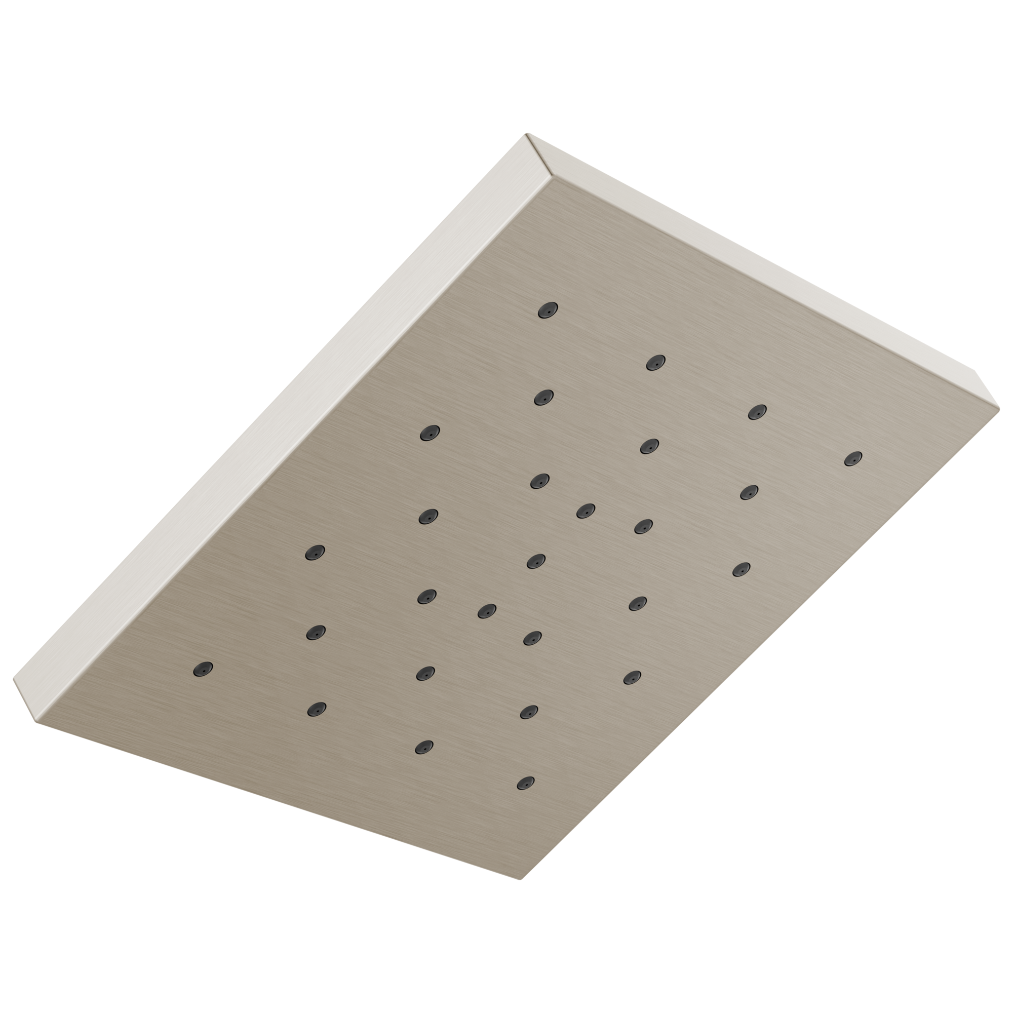 Delta 52161-SS-PR 1.0 -Spray Lumicoat Stainless 12-in Square Fixed Rain Shower Head 1.75 GPM