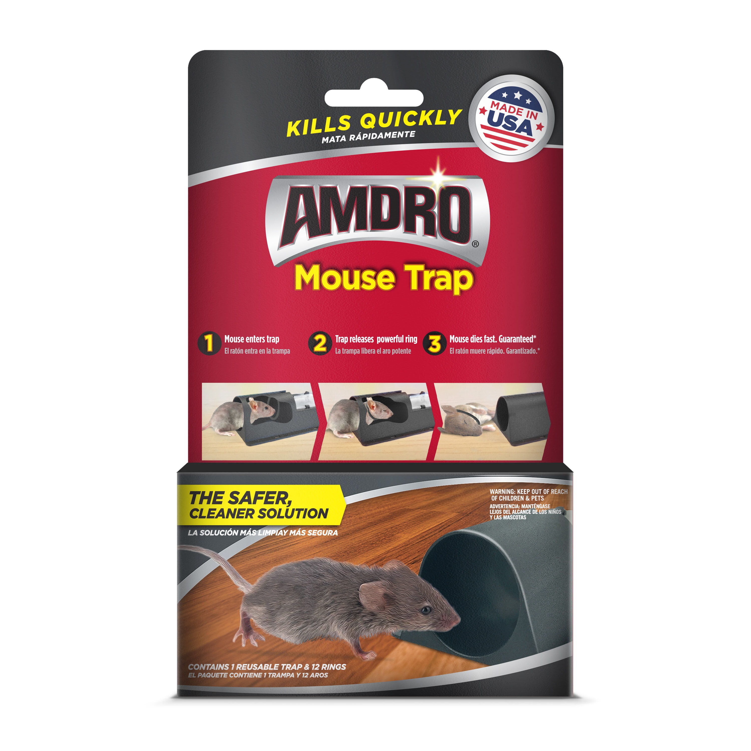 AMDRO Mouse Traps in the Animal & Rodent Control department at