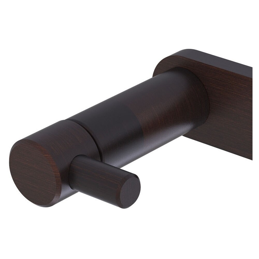 Allied Brass FR-24R-VB Fresno Collection Rollerless Toilet Paper Holder, Venetian Bronze