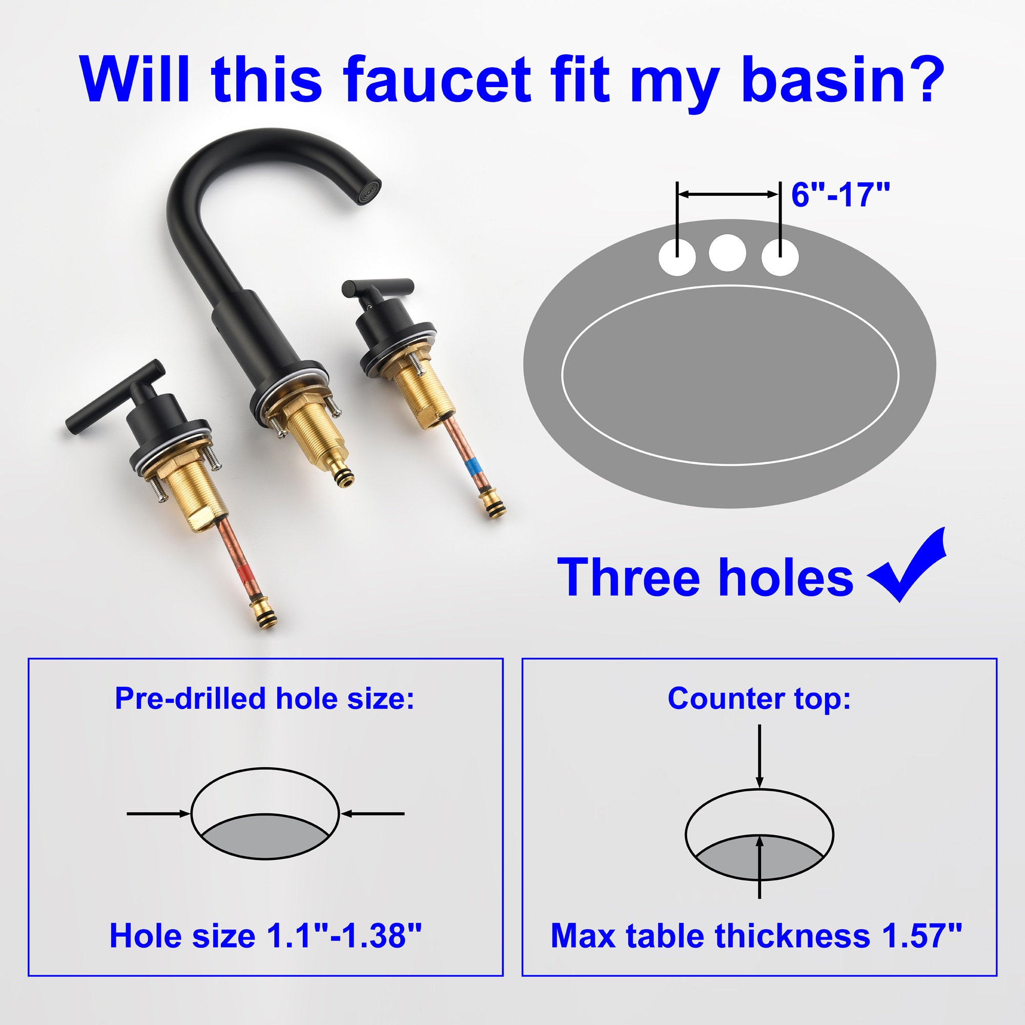 WELLFOR SPA-1515B Lavatory-Faucets - View #7