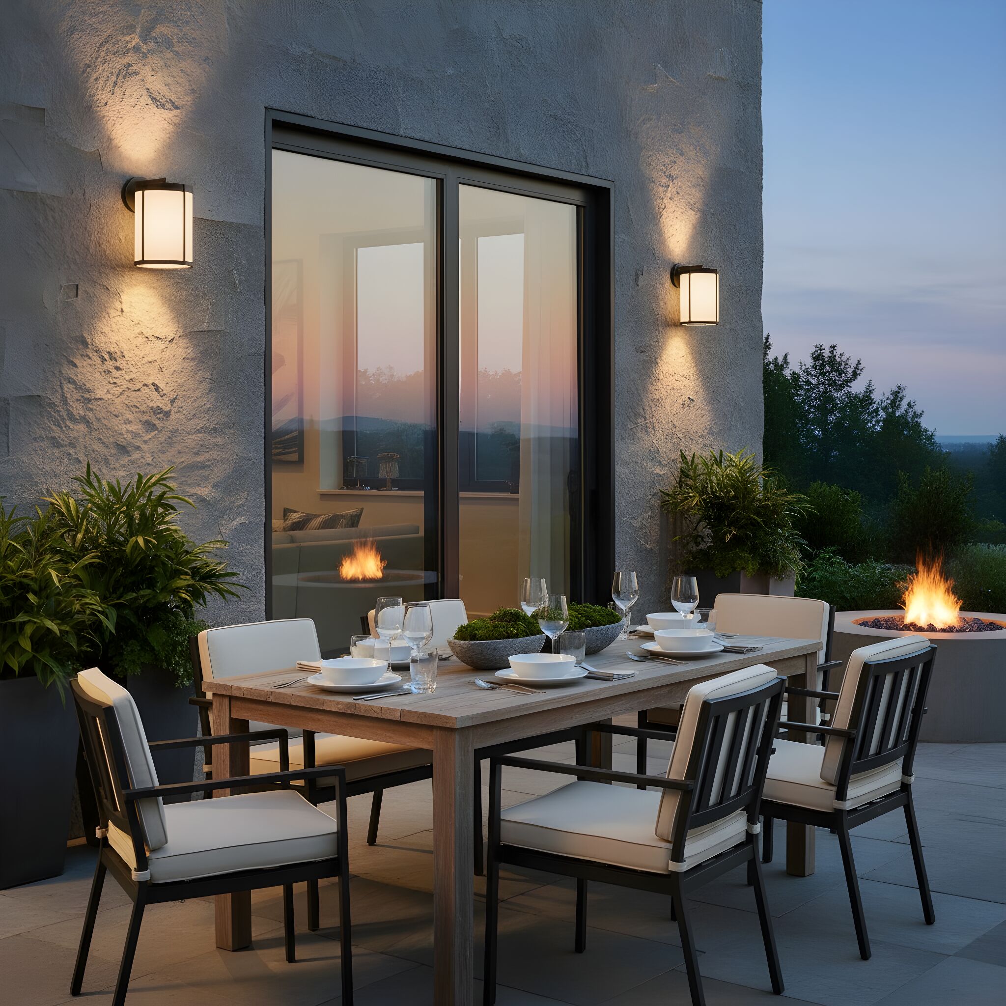 Generation Lighting GLO1101OE-ANBZ Outdoor-Wall-Lighting - View #2