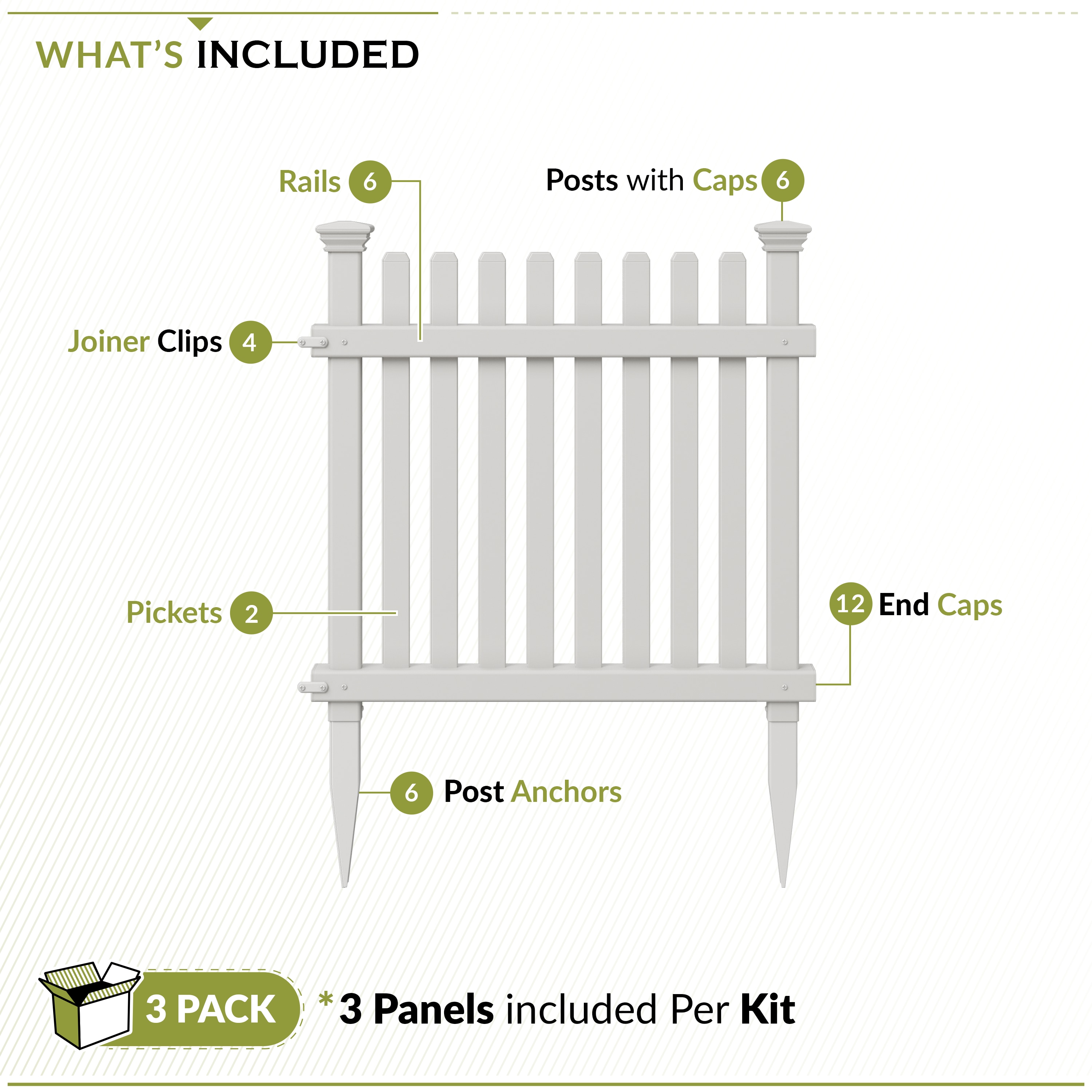 Zippity Outdoor Products ZP19056 Vinyl-Fence-Panels - View #5