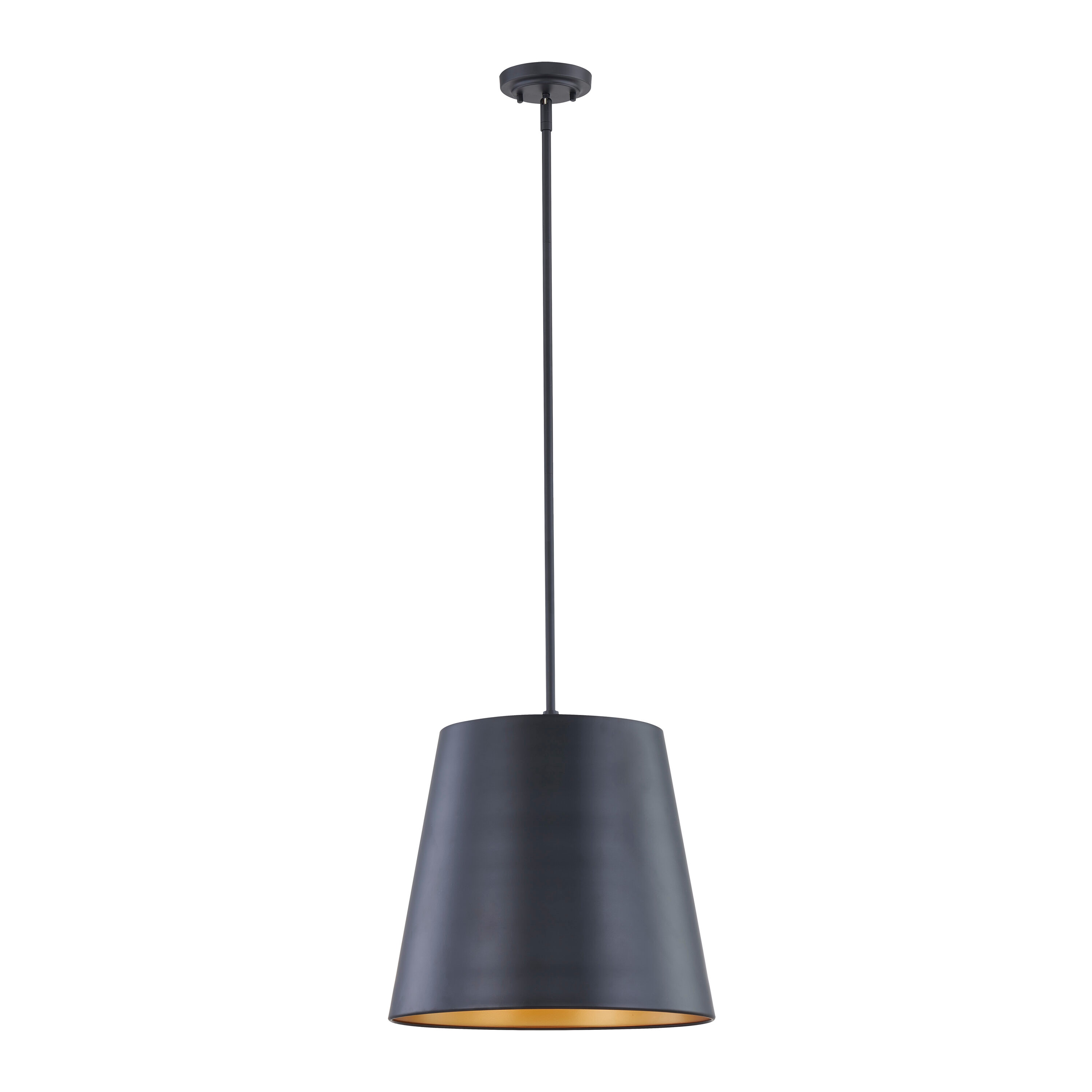 Millennium Lighting 99121-MB Allson 3 -Light Matte Black Modern/contemporary Dome Medium Hanging Pendant light