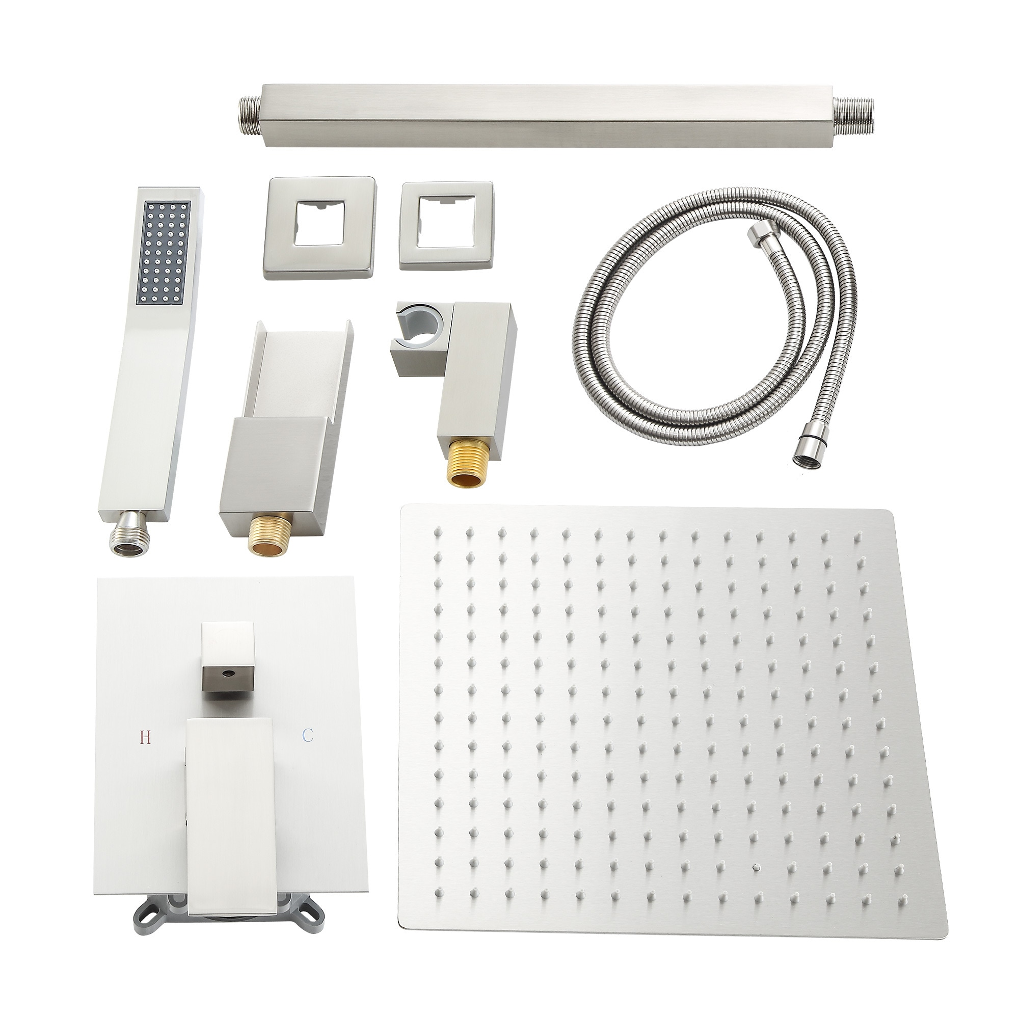 Clihome CL-020SS-SL Showerhead-Bar-Panels - View #4