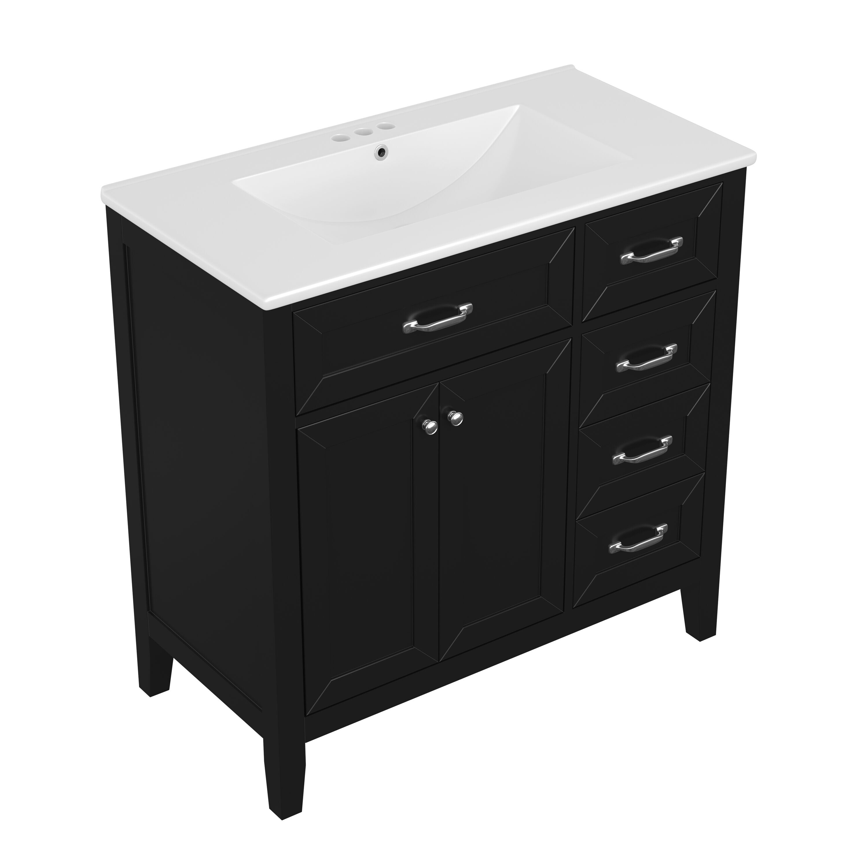 ModernLuxe L3P-N725P246491B Bath-Vanity-Combo - View #12