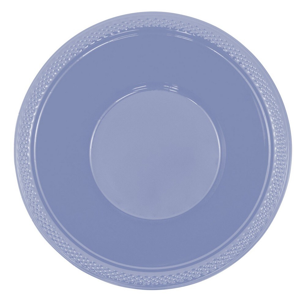 JAM Paper 20-Pack Blue Plastic Disposable Dinner Bowl in the Disposable  Bowls department at