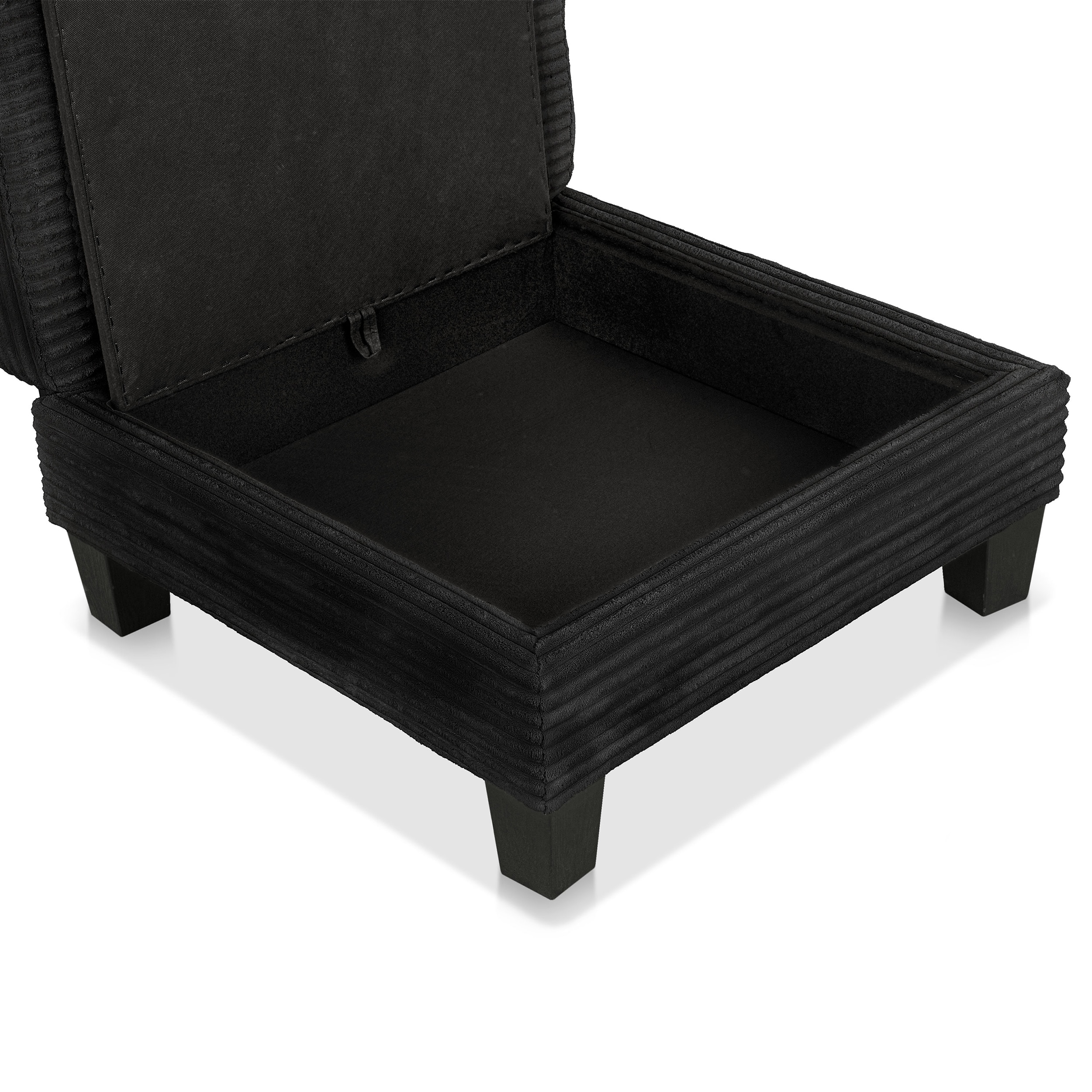 Furniture of America IDF-SL6932BK-OT Indoor-Ottomans - View #10