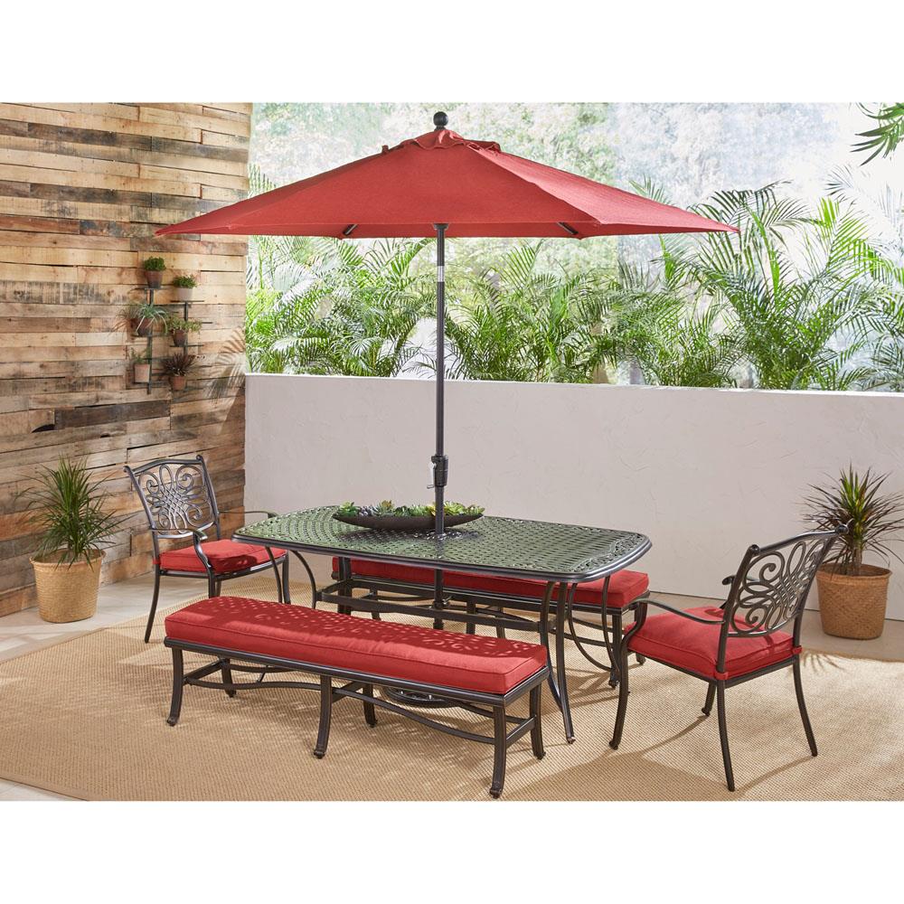 Hanover TRADDN5PCBN-SU-R Patio-Dining-Sets - View #16