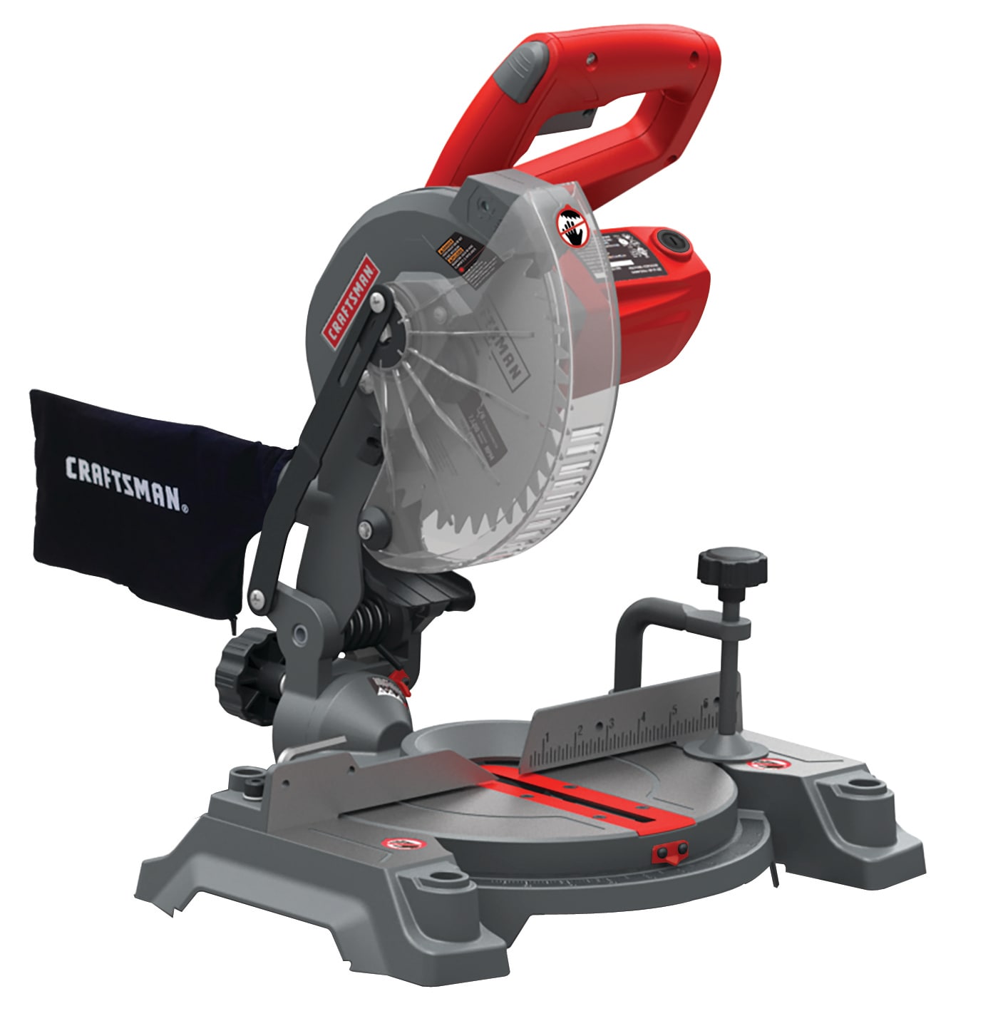 7-1/4-in 9-Amp Single Bevel Compound Corded Miter Saw | - CRAFTSMAN CMXEMAX69434509