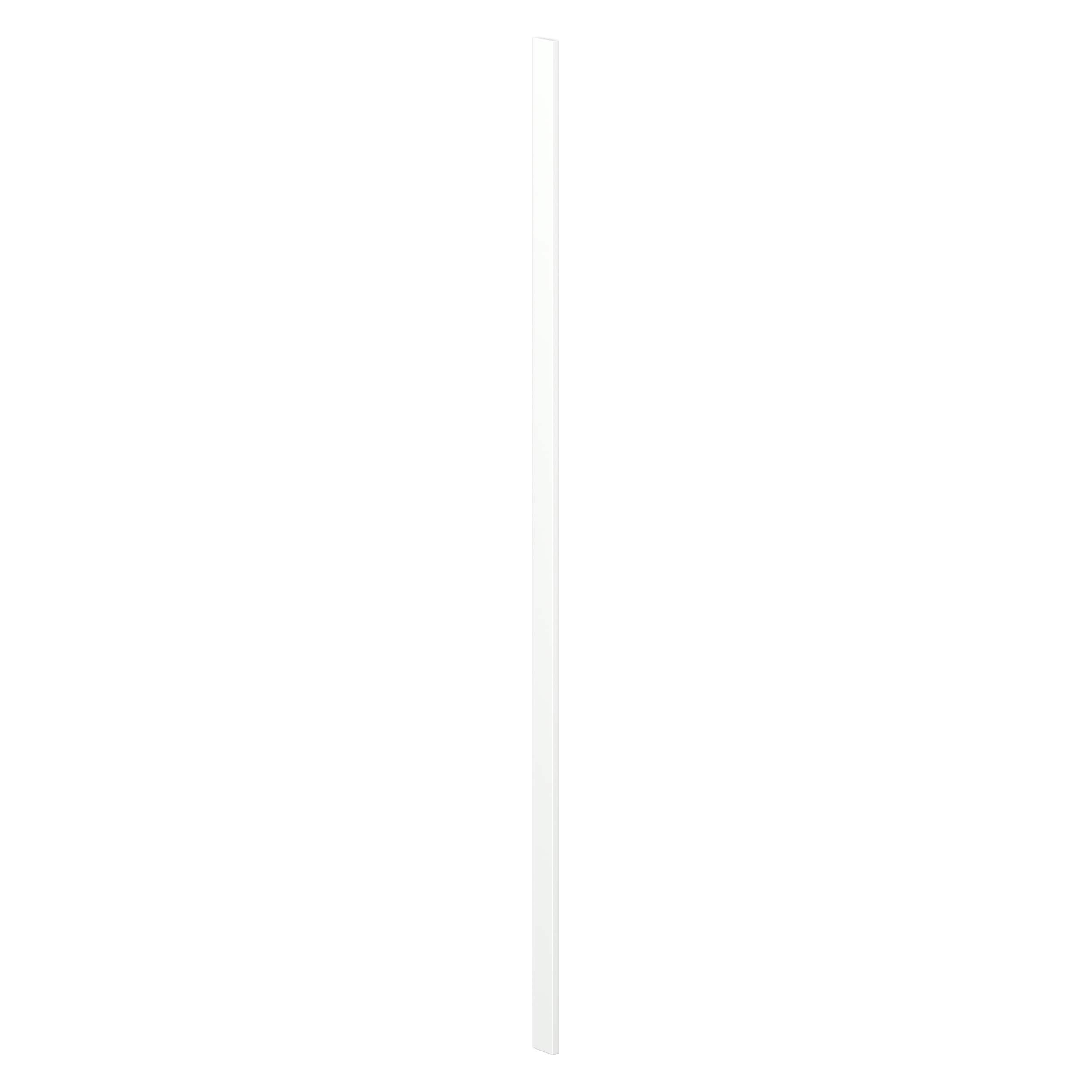 Hugo&Borg F396-GL PRO Glendale Cabinet Fill Strip 3-in W x 96-in H x 0.75-in D Pure White Painted