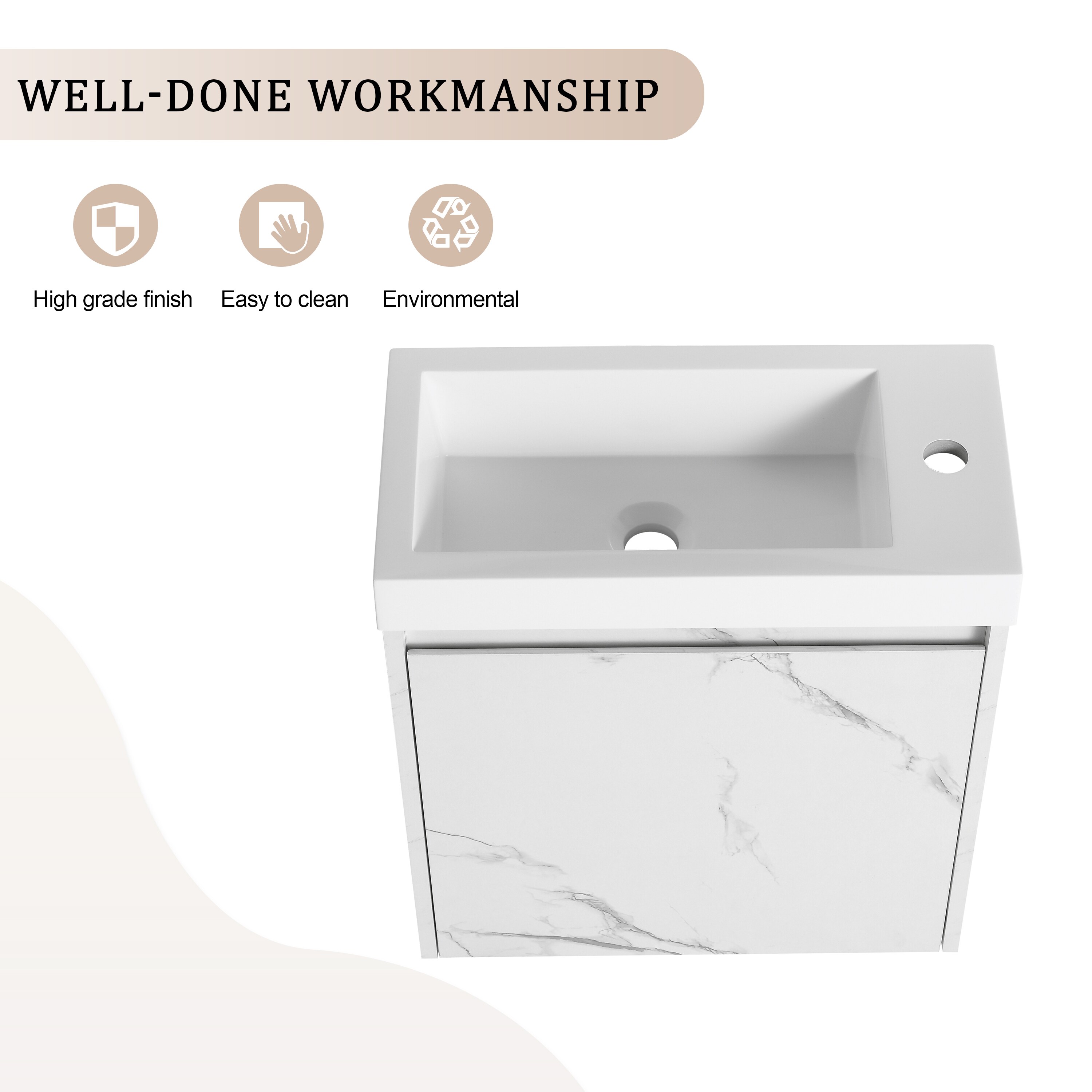 WELLFOR GLEM-66401 Bath-Vanity-Combo - View #8