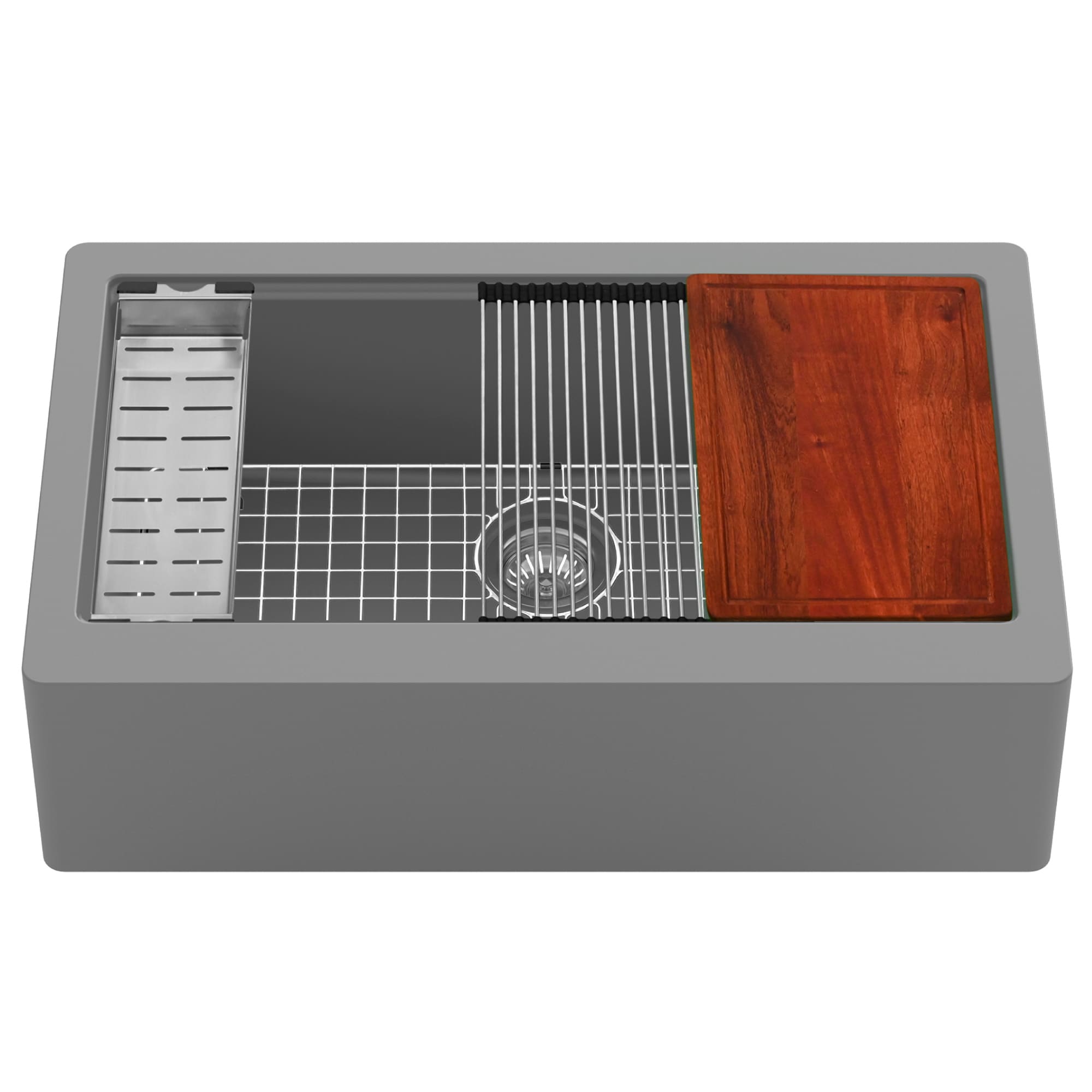 Karran QAWS-740-GR Kitchen-Sinks - View #2