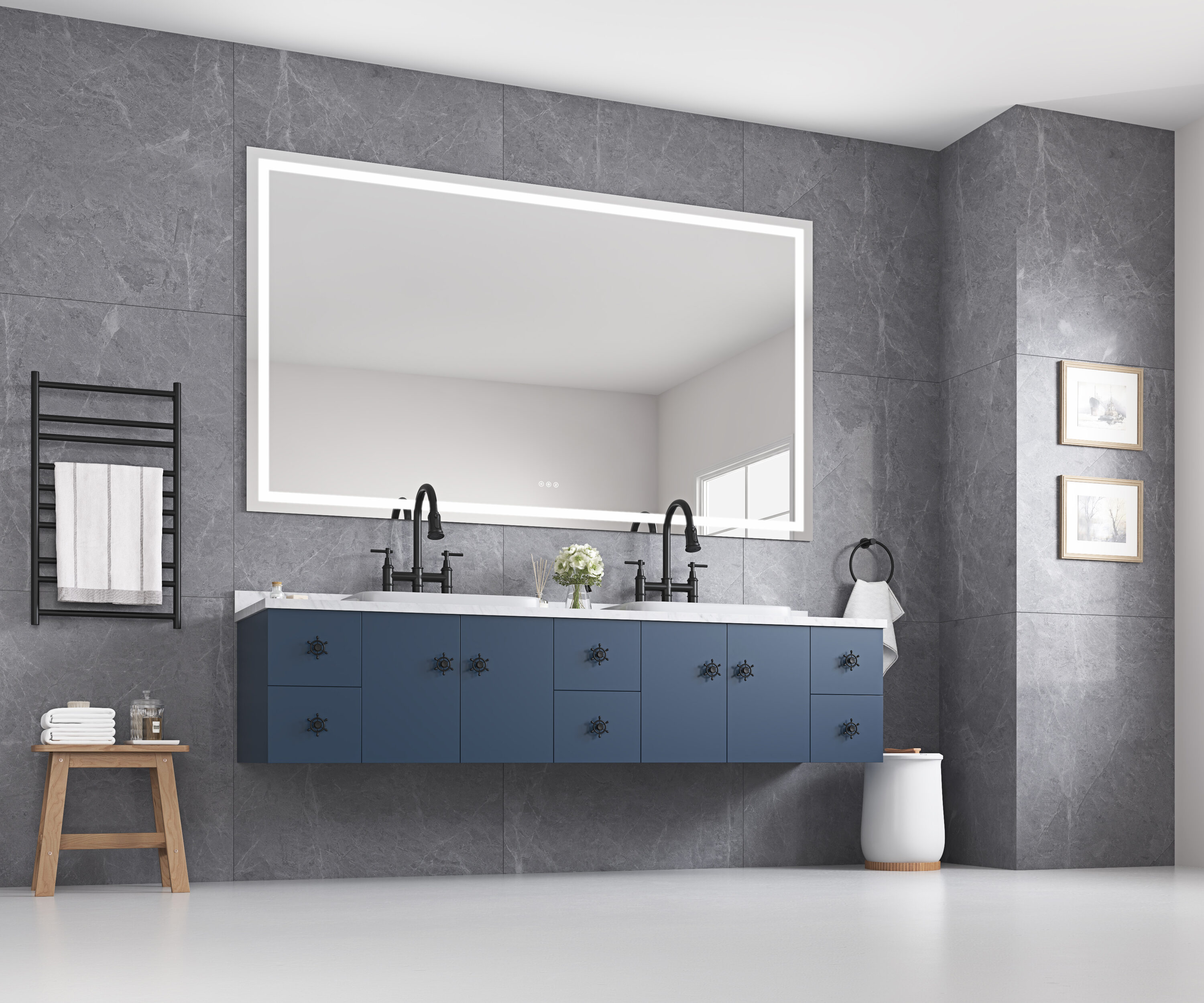 Vacolite KP-8848-DHDT Framed-Bath-Mirrors - View #7
