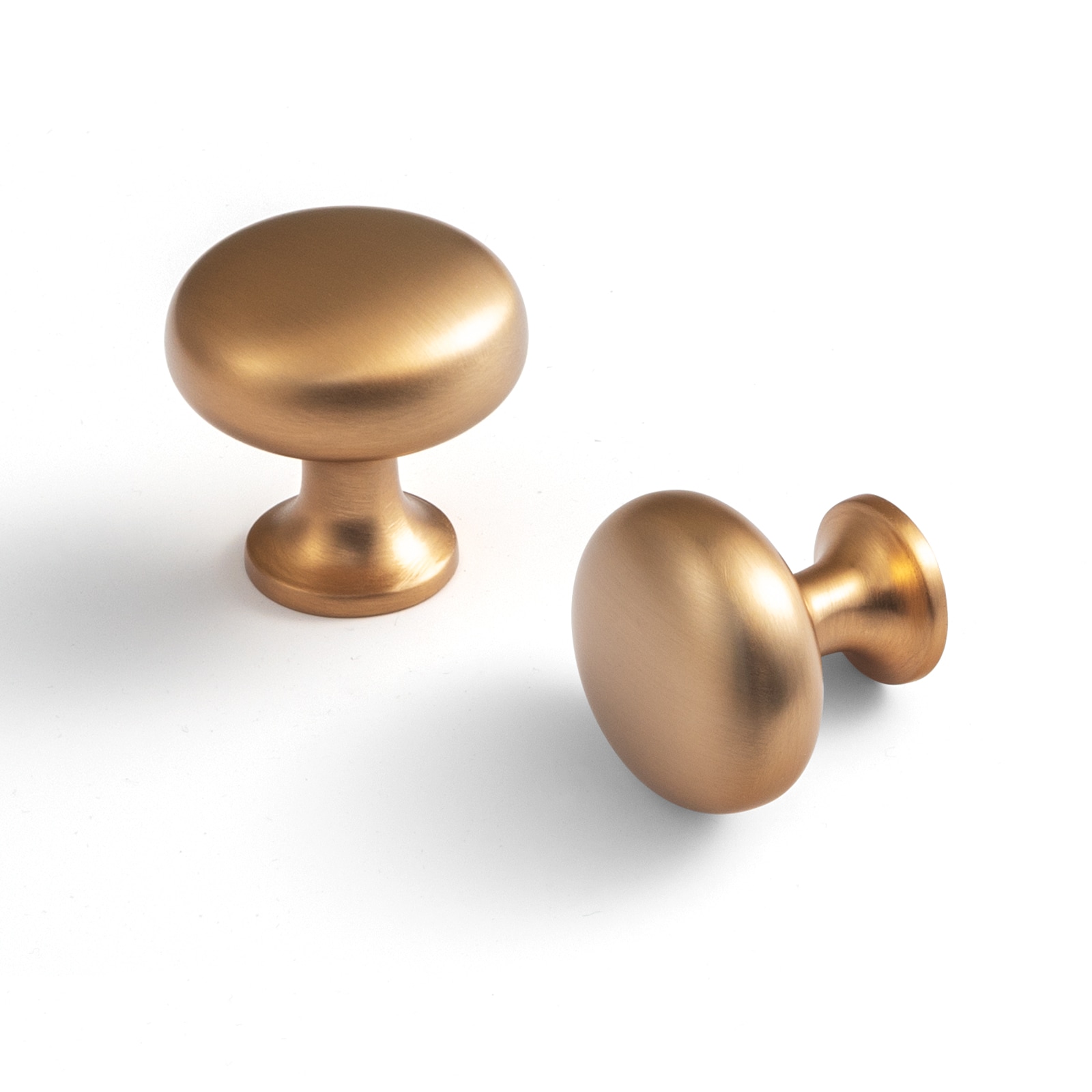 Miaokesen 6180CB-DK 1-3/16-in Champagne Bronze Mushroom Modern Cabinet Knob 6 -Pack
