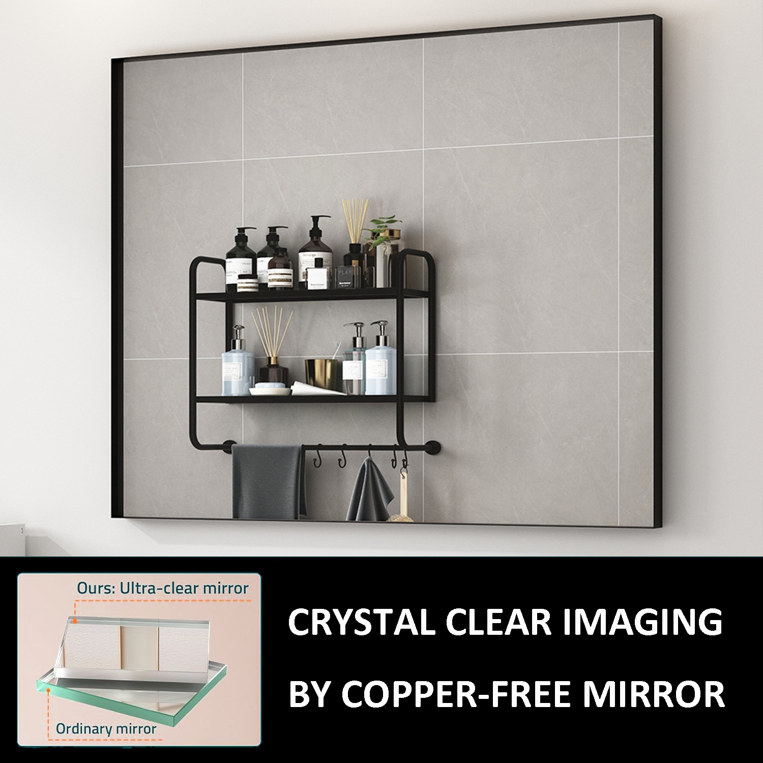 waterpar WPLO-2192 Framed-Bath-Mirrors - View #7